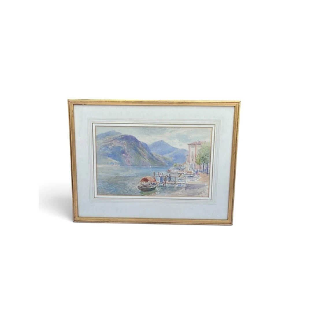 CHARLES ROWBOTHAM (BRITISH, 1856-1921): 'ORTA, 1914' Waterco...