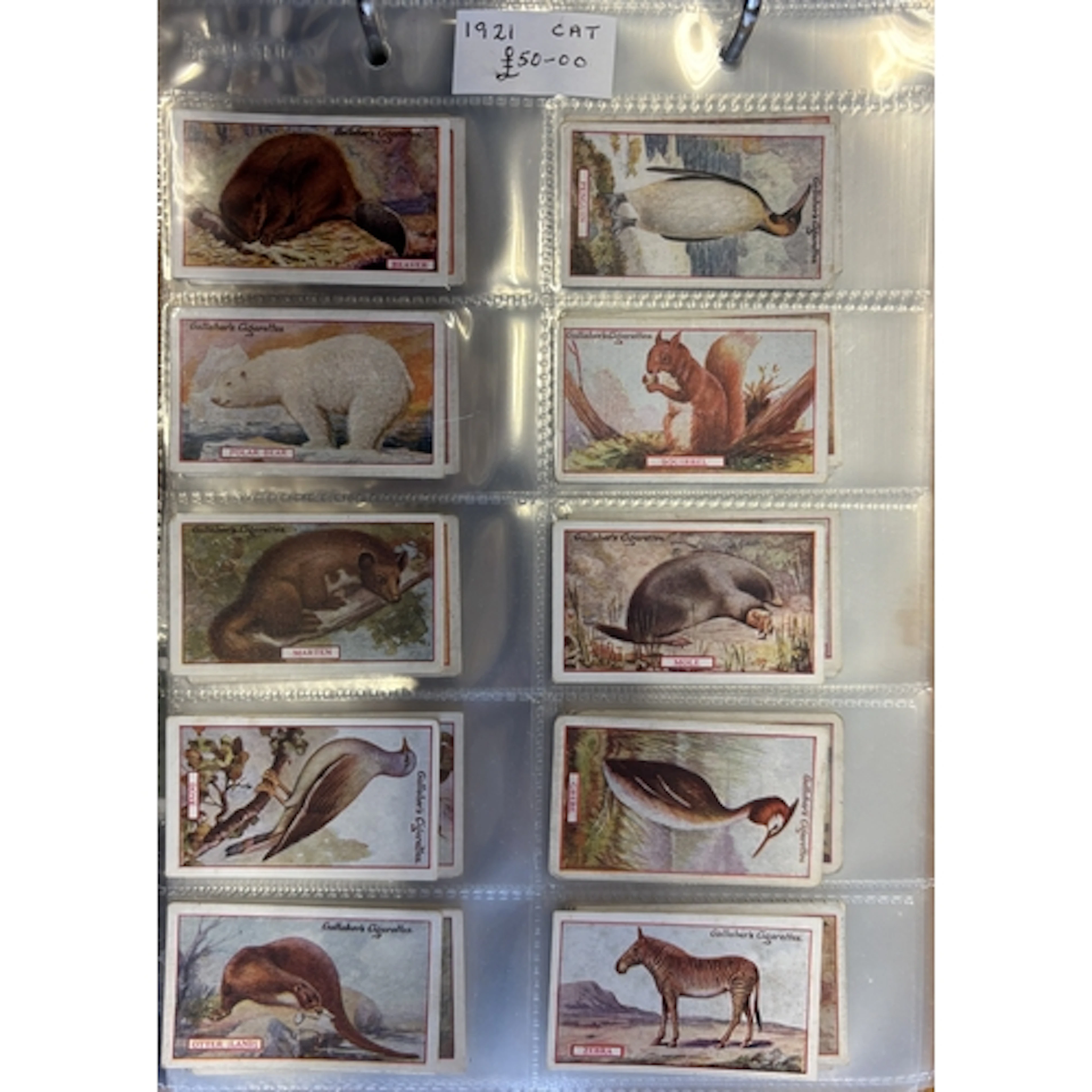 Collection of complete and part sets in 10 albums generally ...