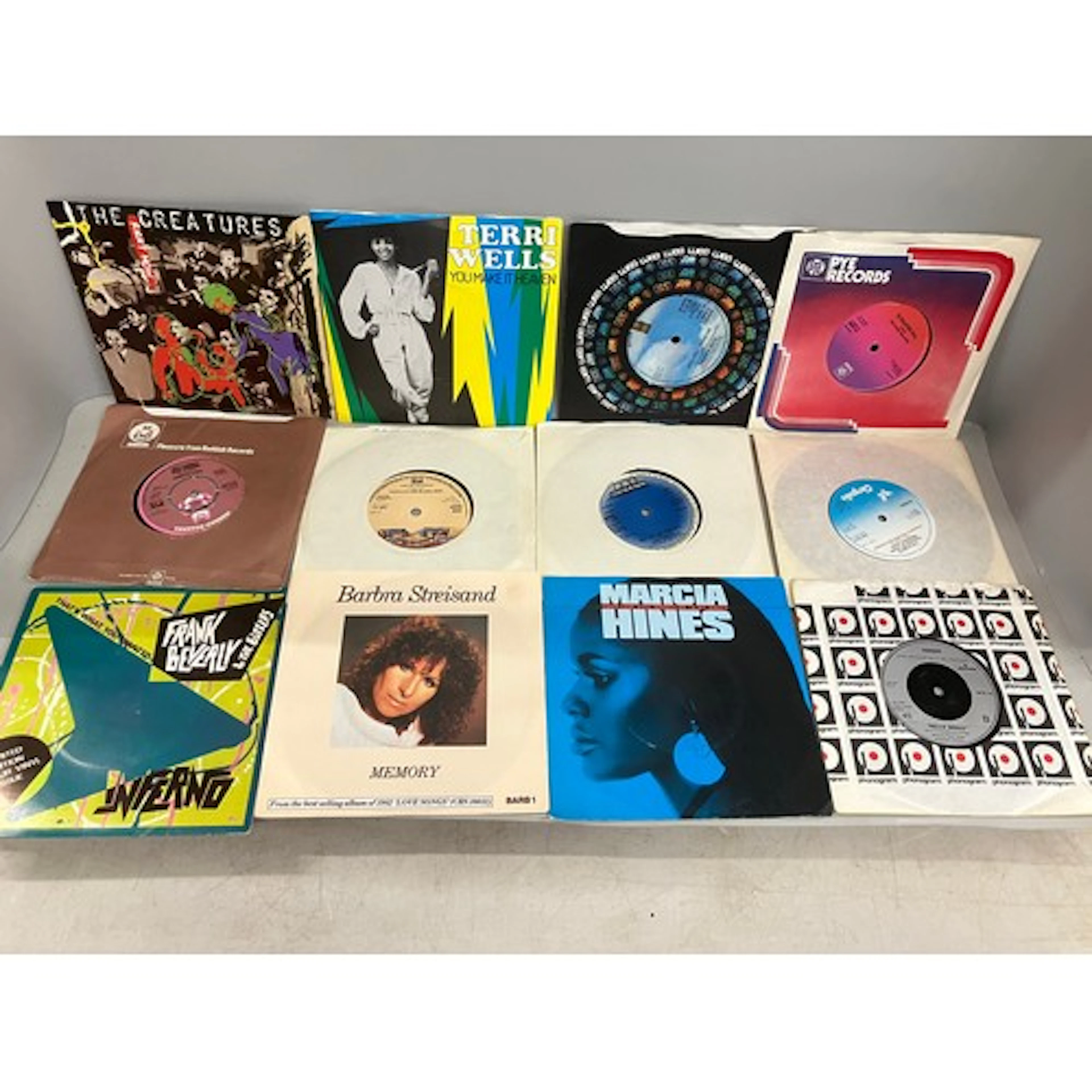 A large sssorted collection of 45rpm singles various artists...