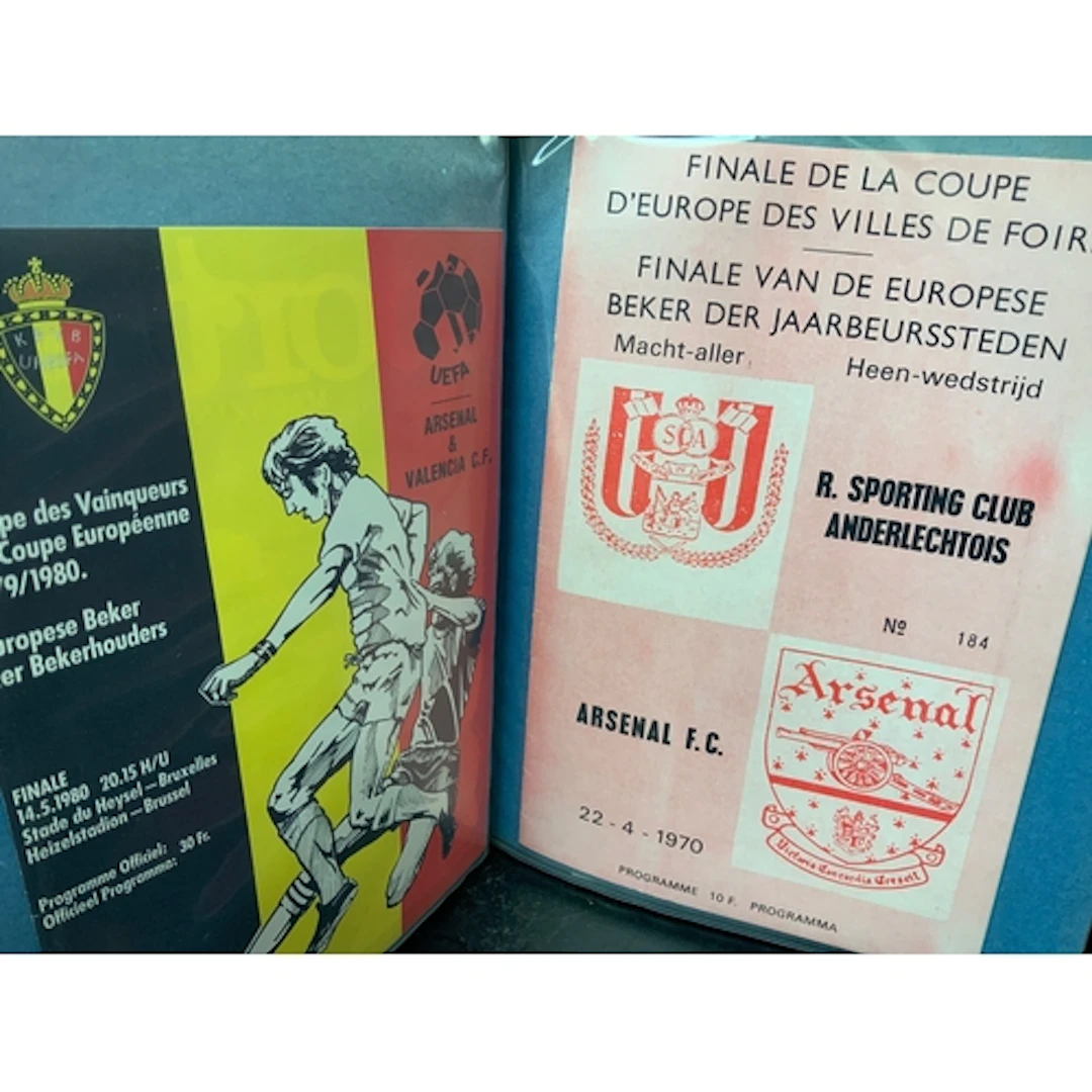 Arsenal Big Match Football Programmes: Testimonials include ...