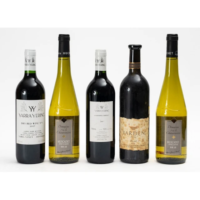 Two bottles of Yarra Tering Underhill Shiraz, 2007. Fill lev...