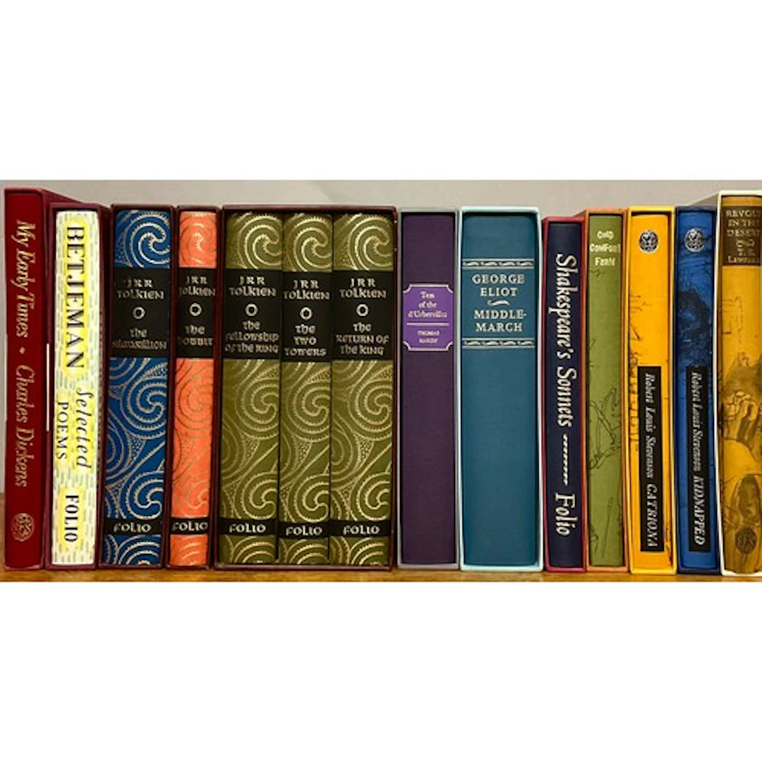 Folio Society - J. R. R. Tolkien, Lord of the Rings, three v...