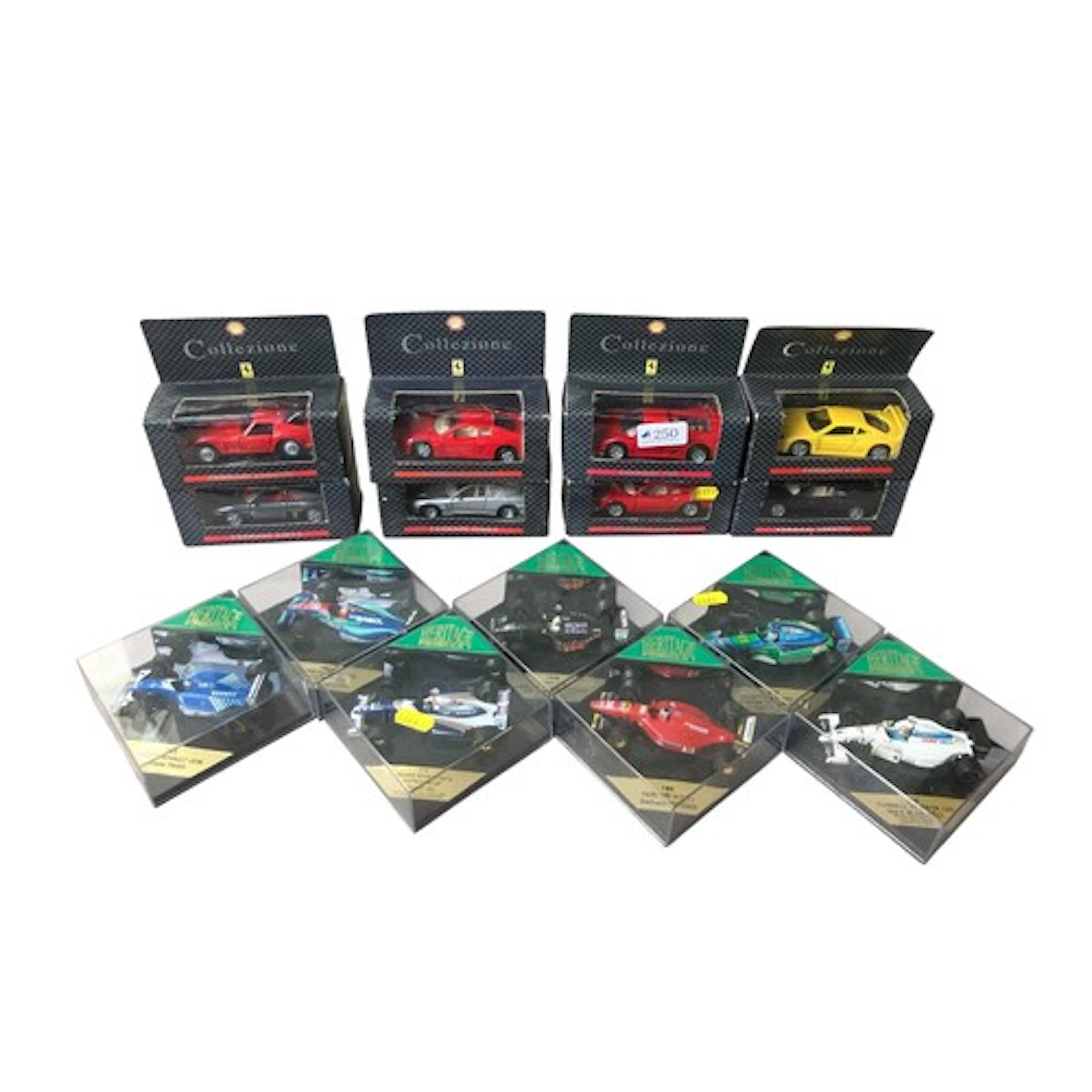 Collection of boxed die-cast model vehicles including Onyx 1...