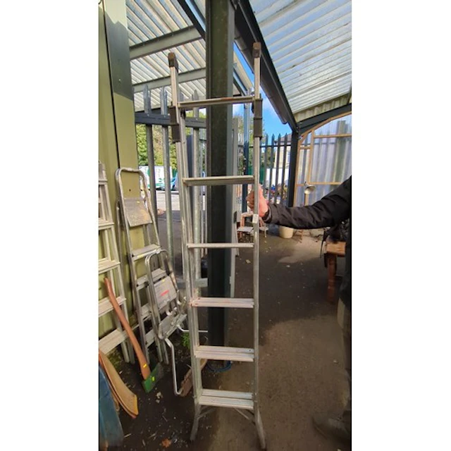 Youngman 3-Way Combination aluminium ladder.