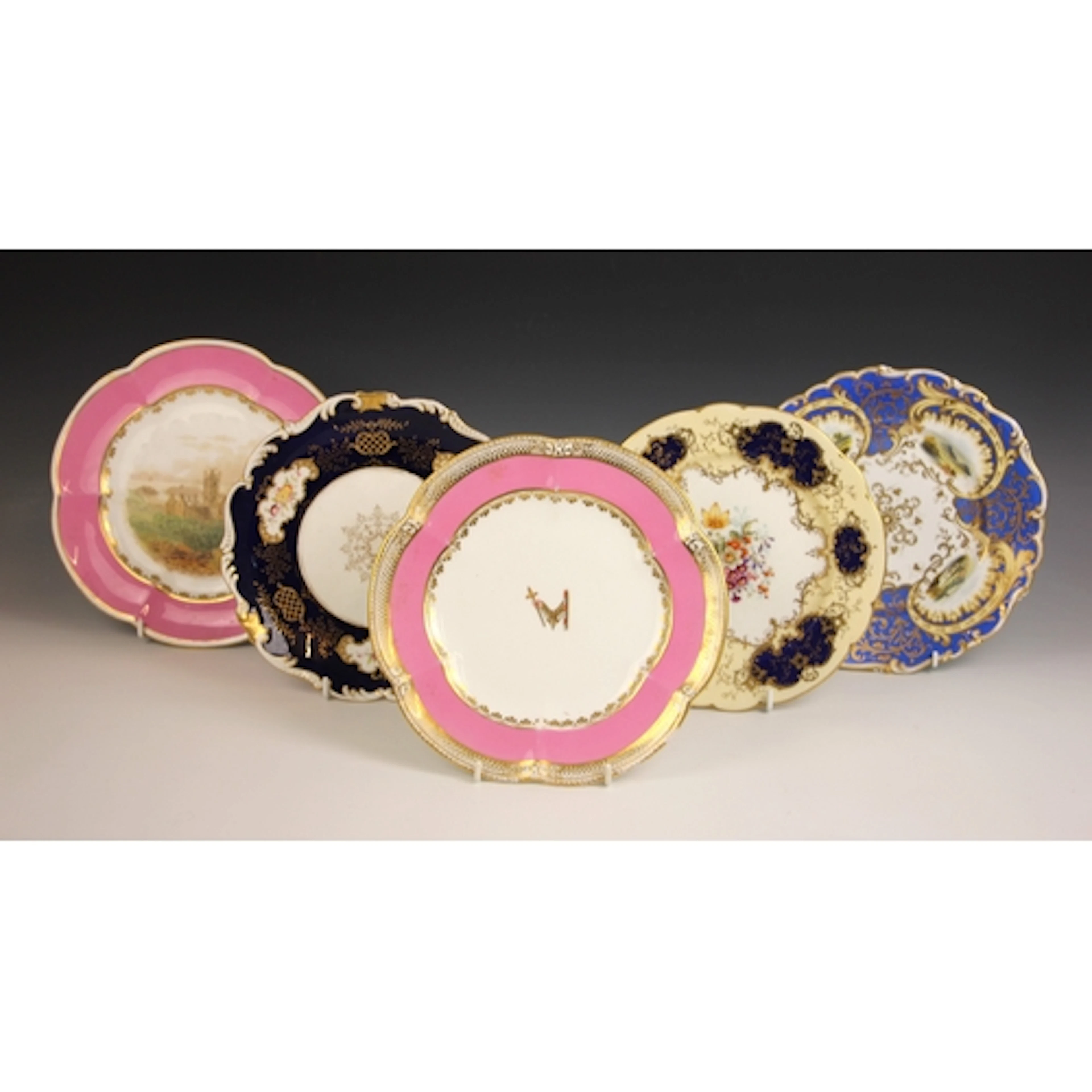 An armorial cabinet plate, John Rose & Co (Coalport), early ...