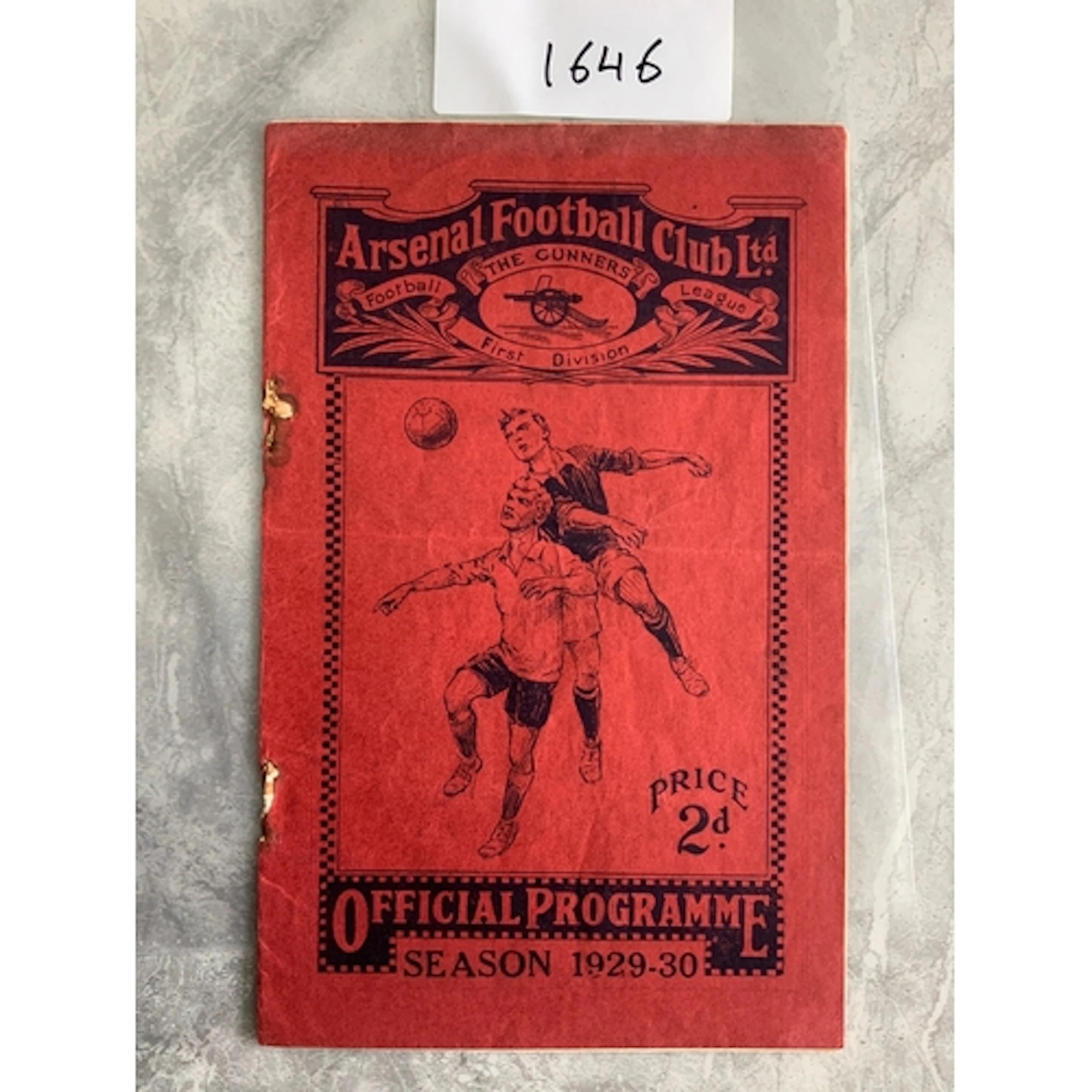 1929 - 1930 Arsenal v Leeds United Football Programme: Fair ...