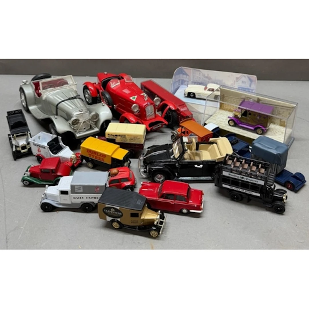 A selection of diecast vehicles, various makers and themes....