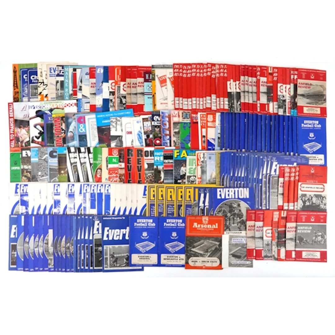 Large selection of 1950s and later football programmes, pred...