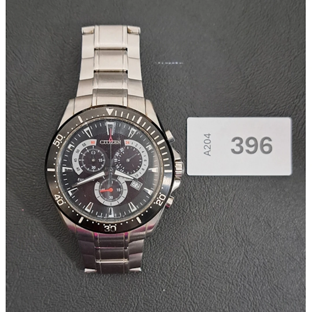 CITIZEN ECO-DRIVE CHRONOGRAPH SOLR POWERED WRISTWATCH the di...