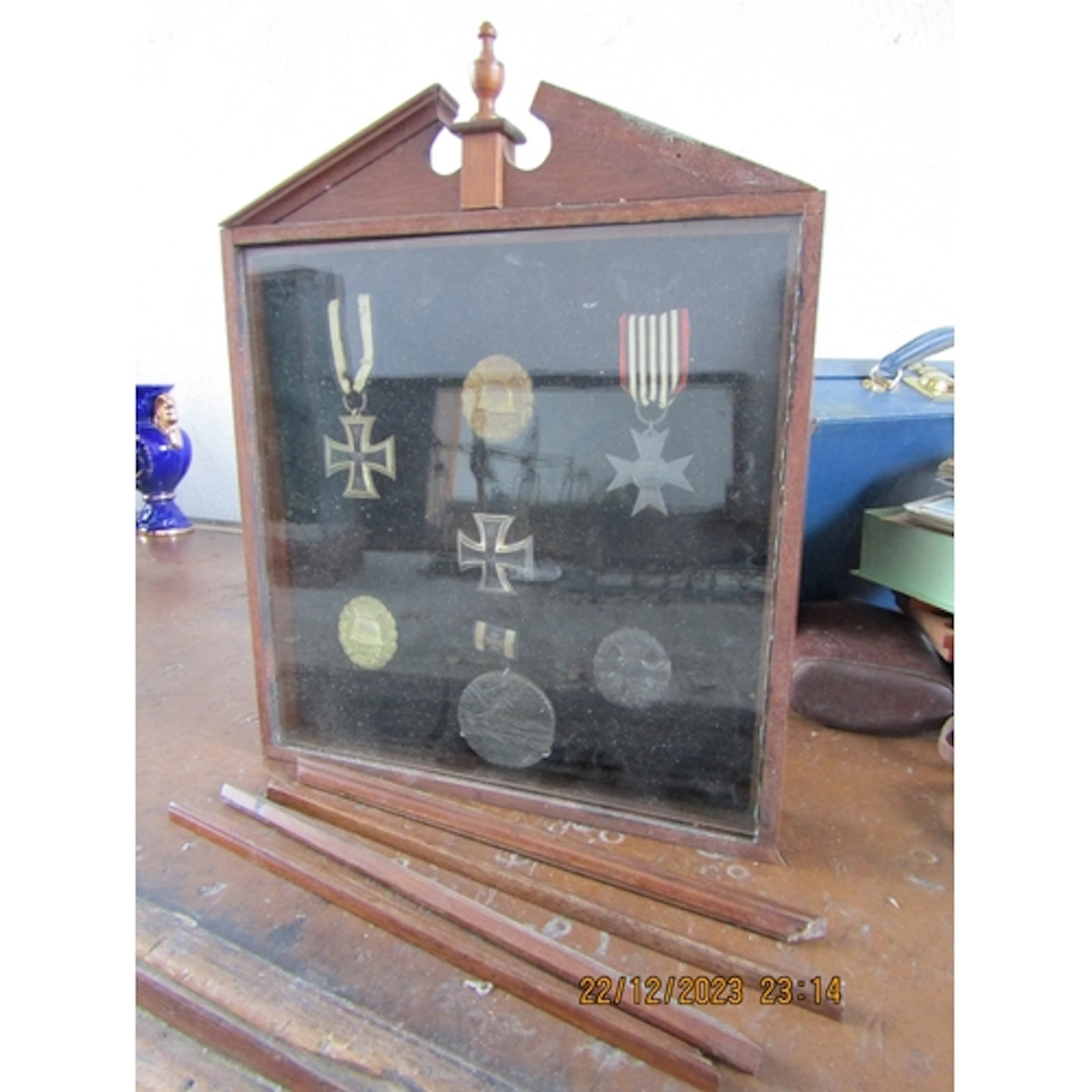 Collection of Various German Military Medals Contained Withi...