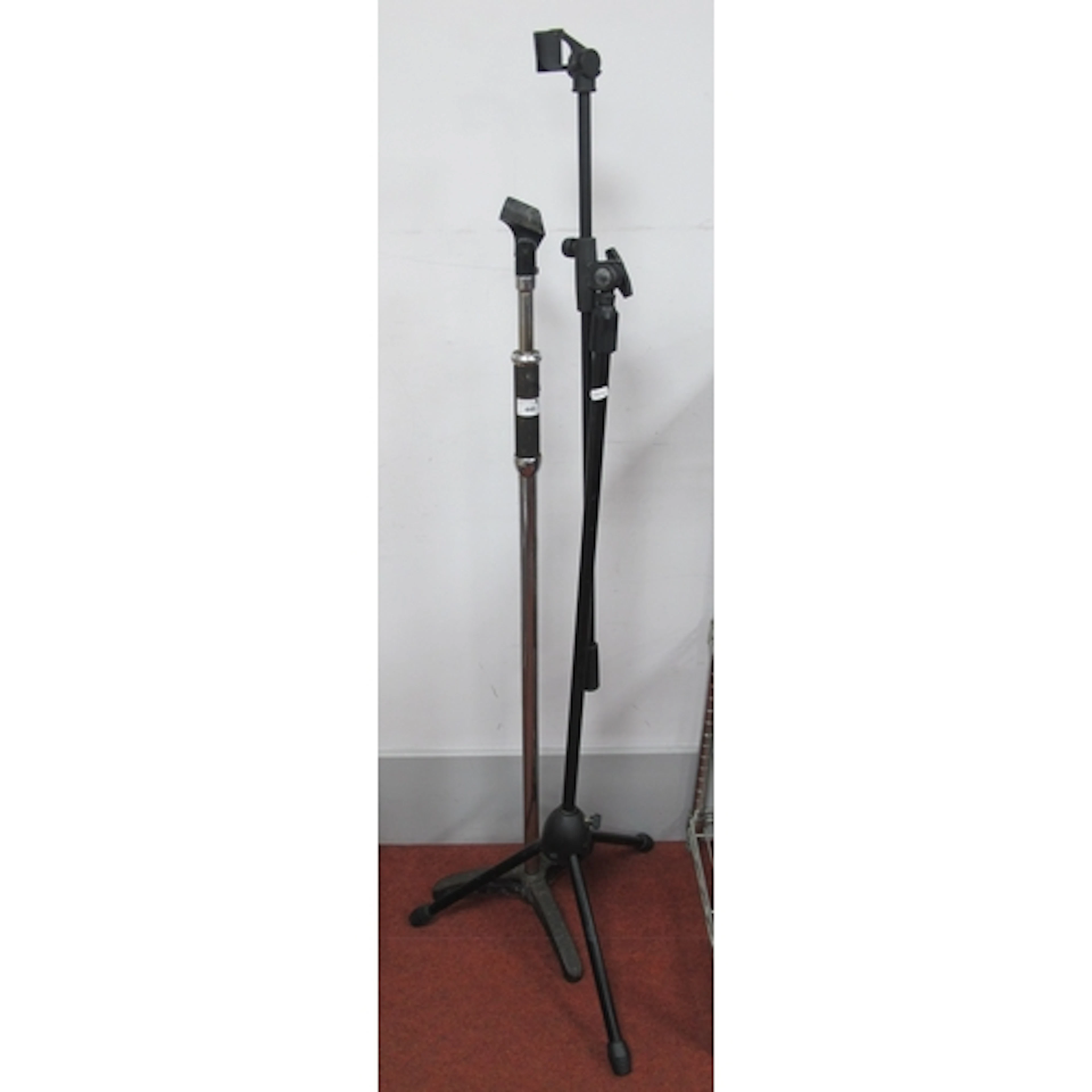 Valan Atlas Microphone Stand, and one other adjustable.