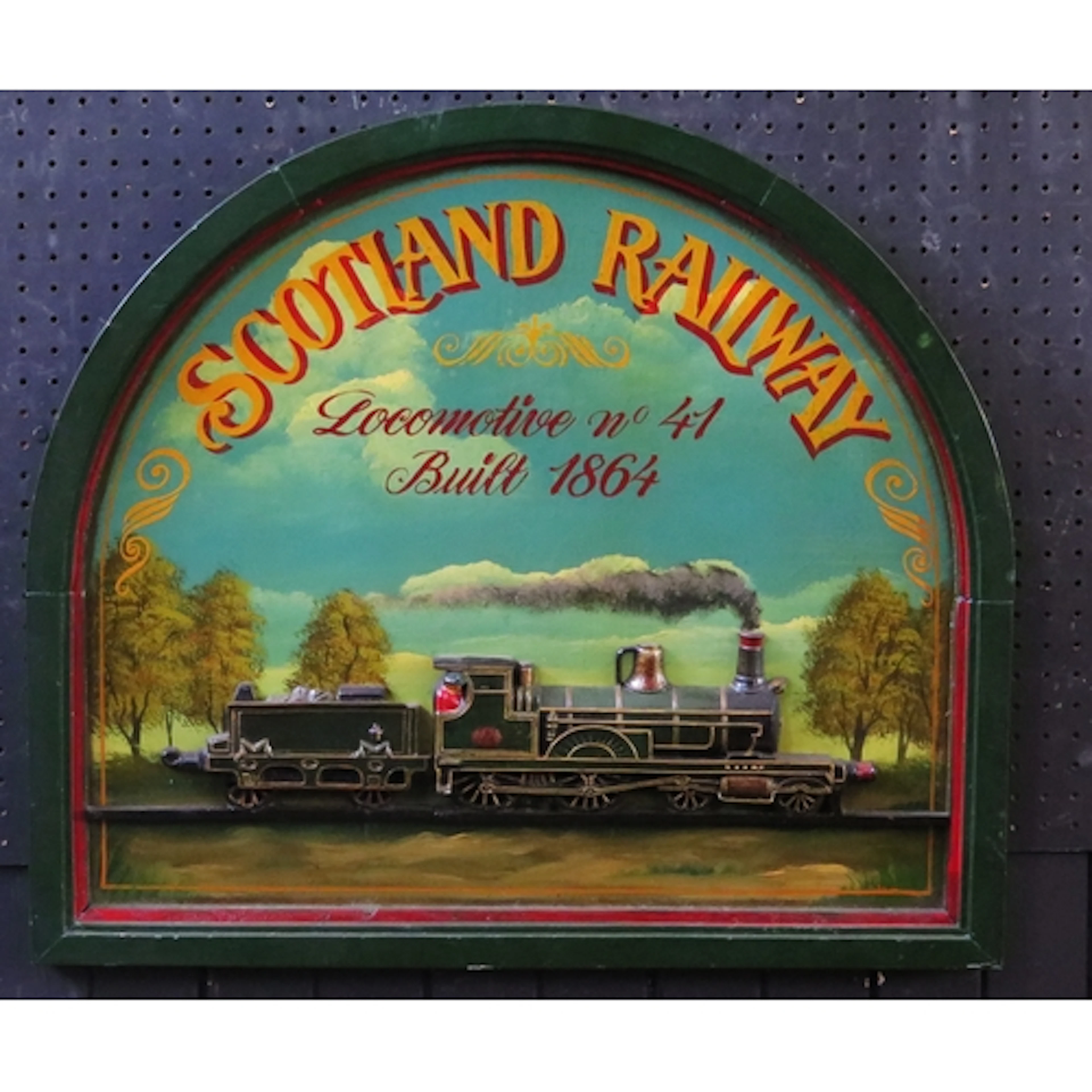 "Scotland Railway - Locomotive No 41, built 1864" a reproduc...