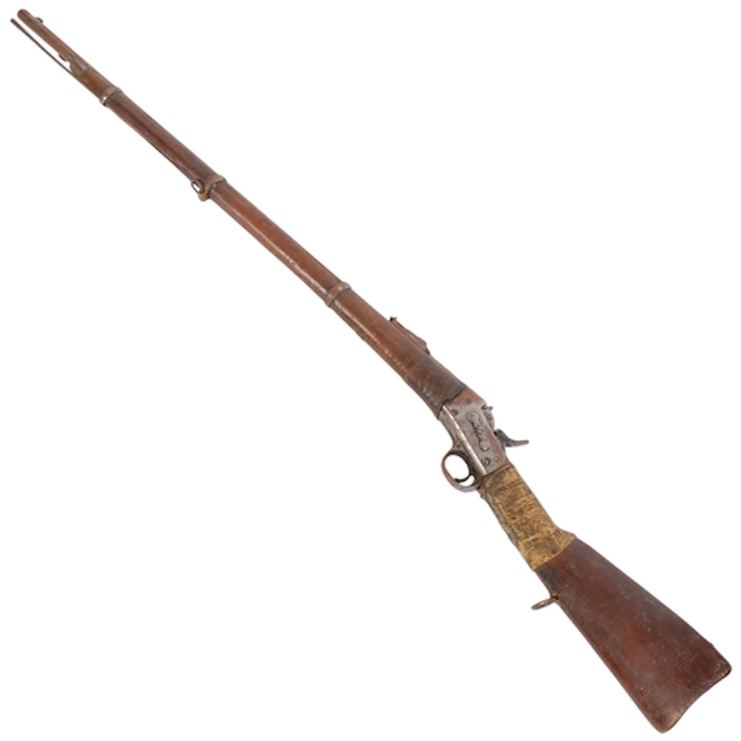An Antique Remmington rolling block rifle, obsolete calibre,...