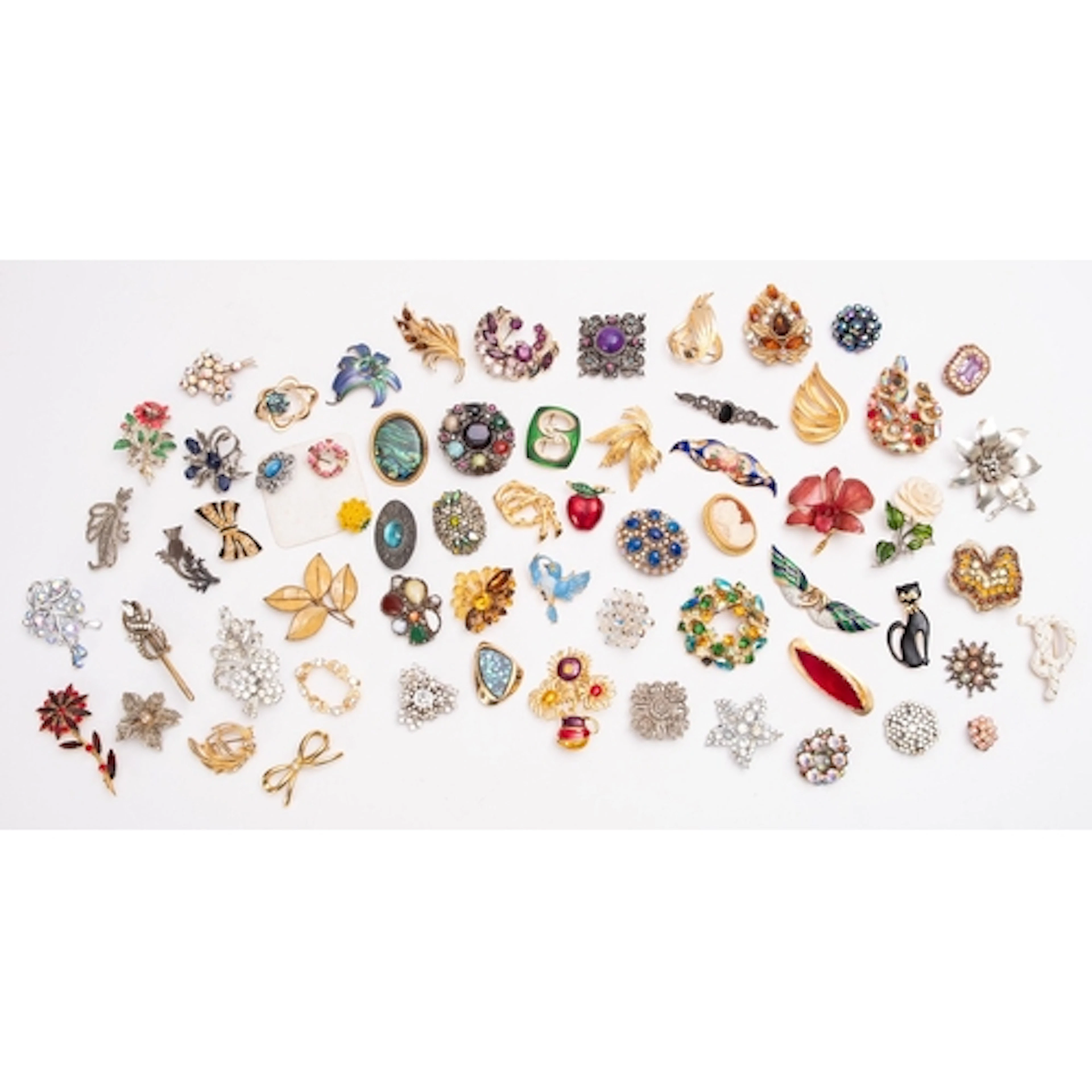 A collection of early 20th Century and later silver, white m...