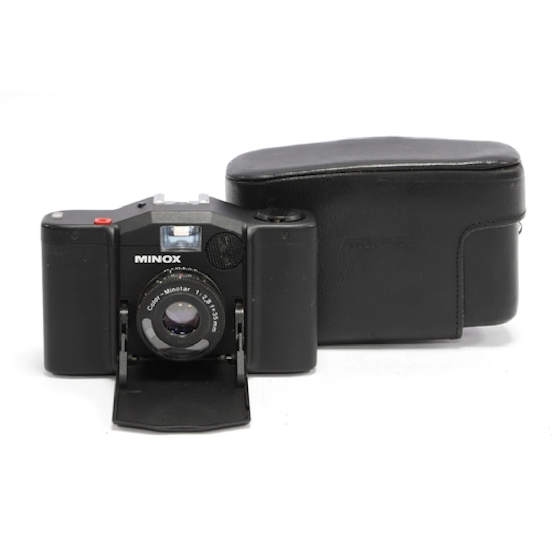 Minox 35 EL 35mm Compact Film Camera, cased, Untested.