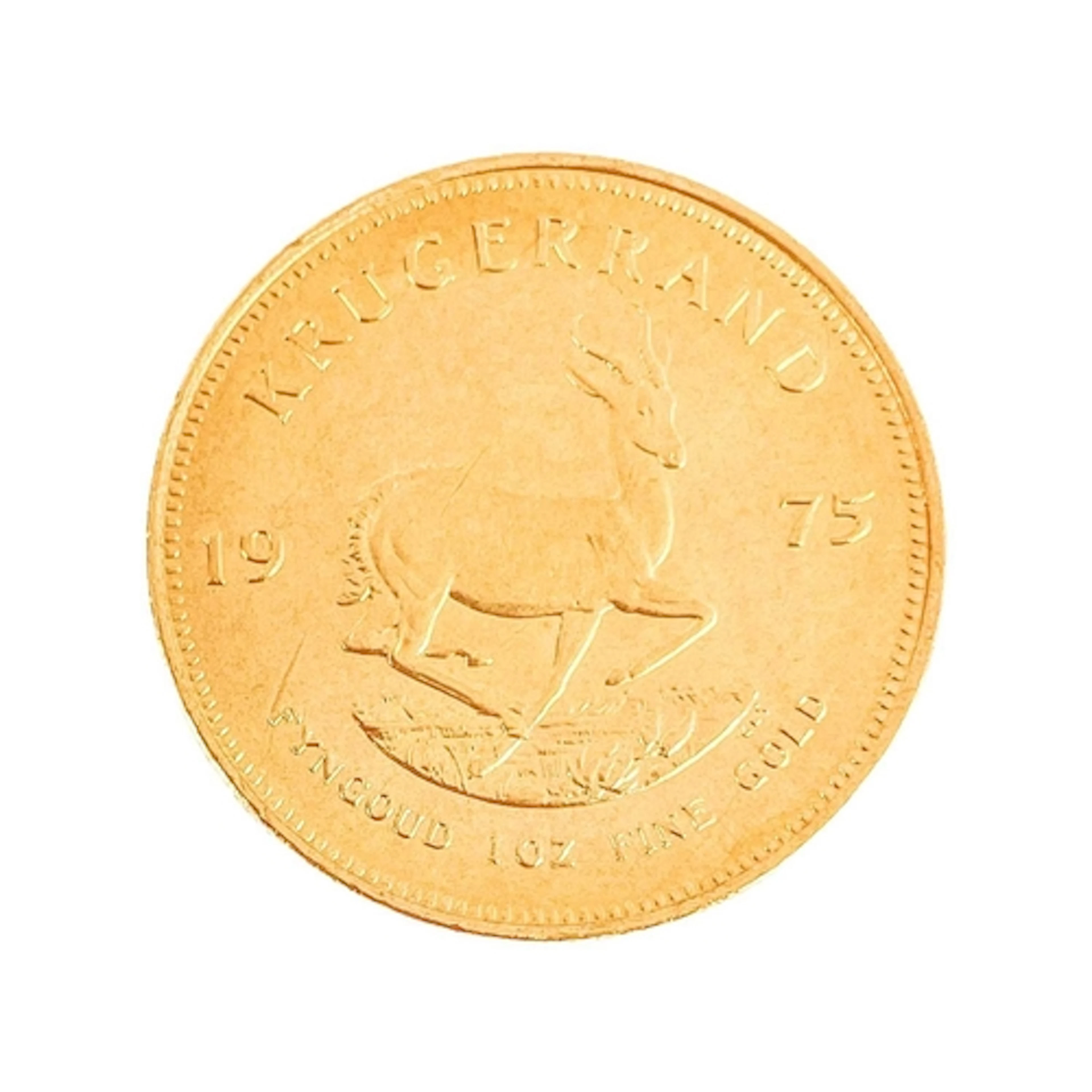 1975 Gold full Krugerrand. 1975 gold full Krugerrand in ef c...