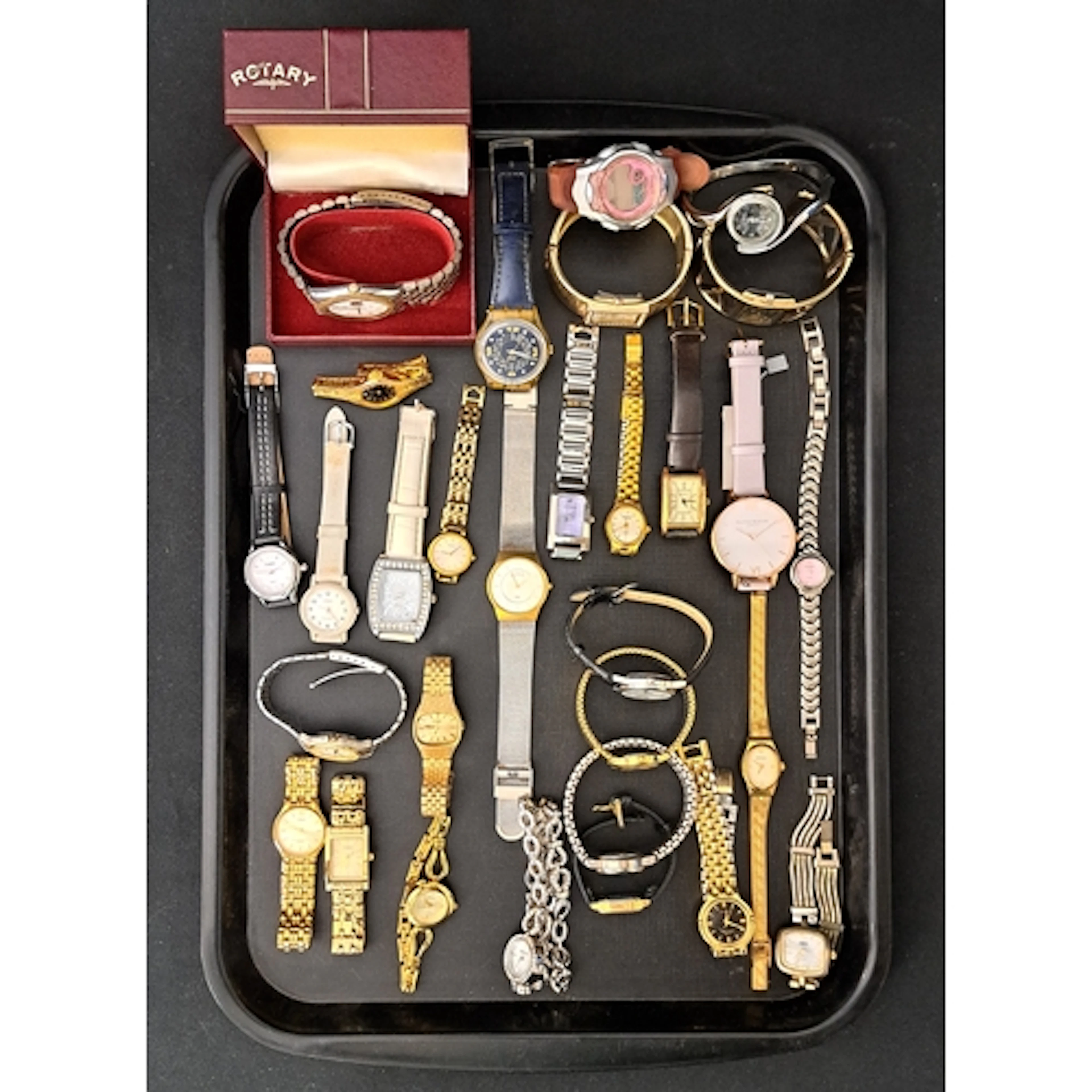 SELECTION OF LADIES AND GENTLEMEN'S WRISTWATCHES including R...