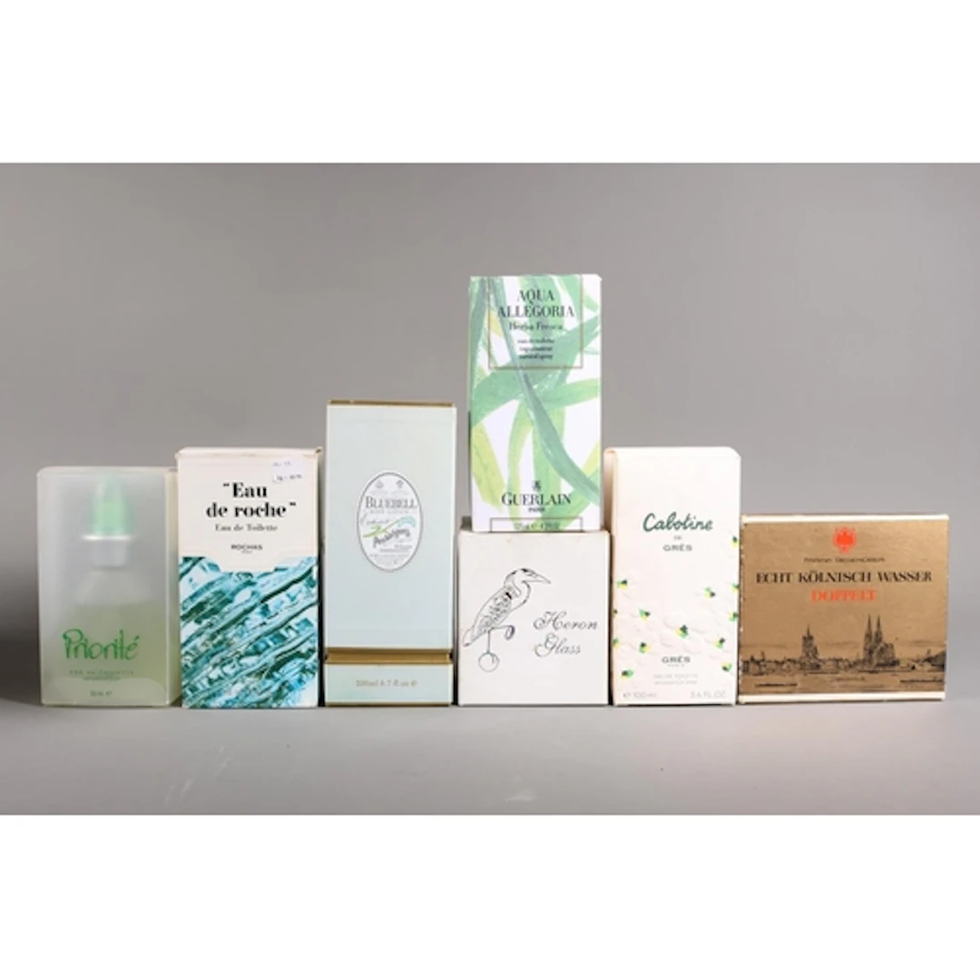 Ladies perfumes, body lotions, etc.