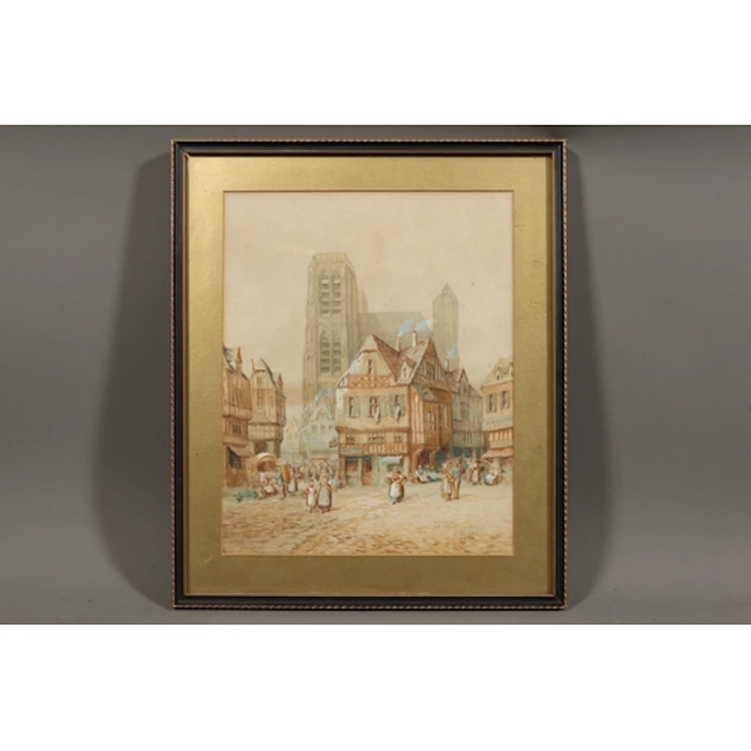 Manner of HENRI SHAFER (French 1833–1916), Abbeville Normand...