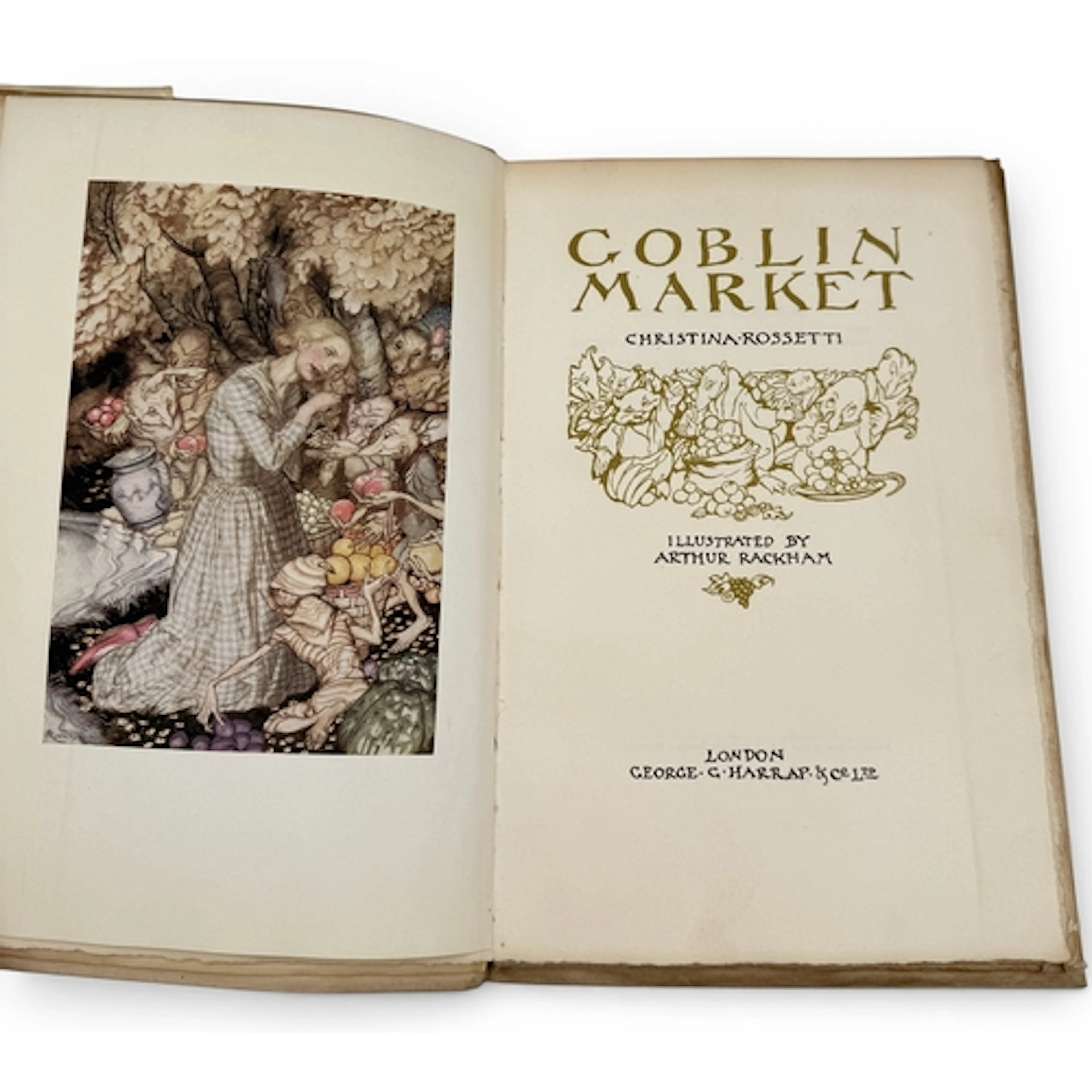 ROSSETTI (CHRISTINA): GOBLIN MARKET, ILLUSTRATED BY ARTHUR R...