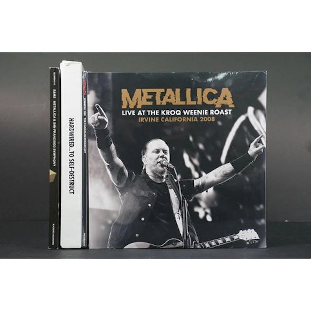Vinyl - 2 Metallica LPs and 2 box sets to include Hard Wired...