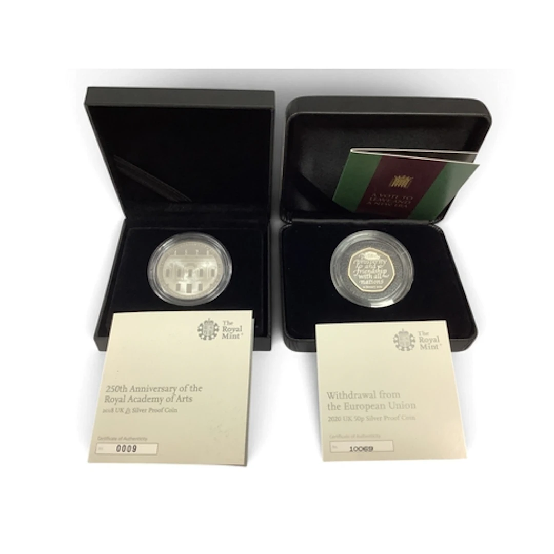 2018 Royal Mint 250th Anniversary Of The Royal Academy Of Ar...