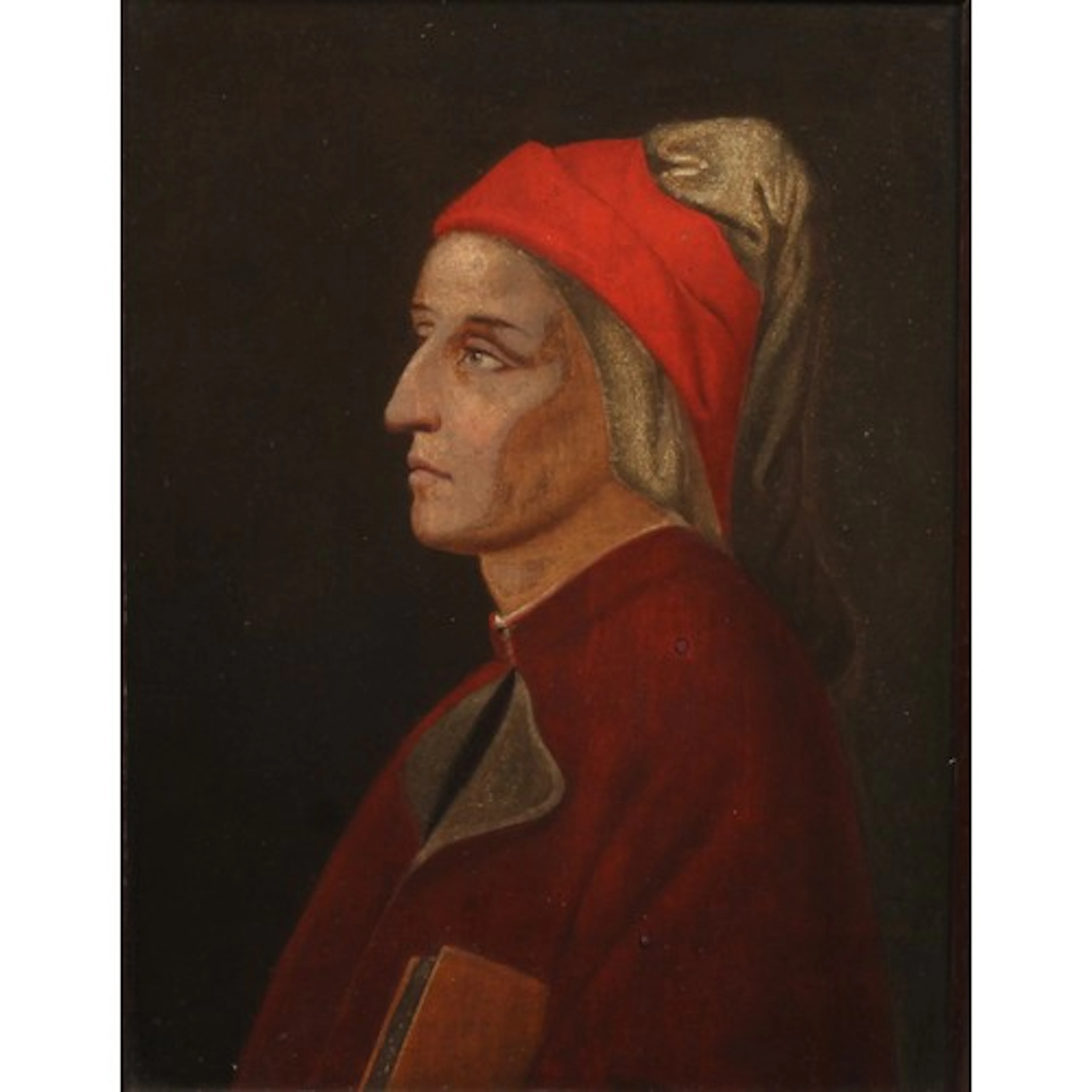 Italian School (19th century) Portrait of a Young Dante Ali...