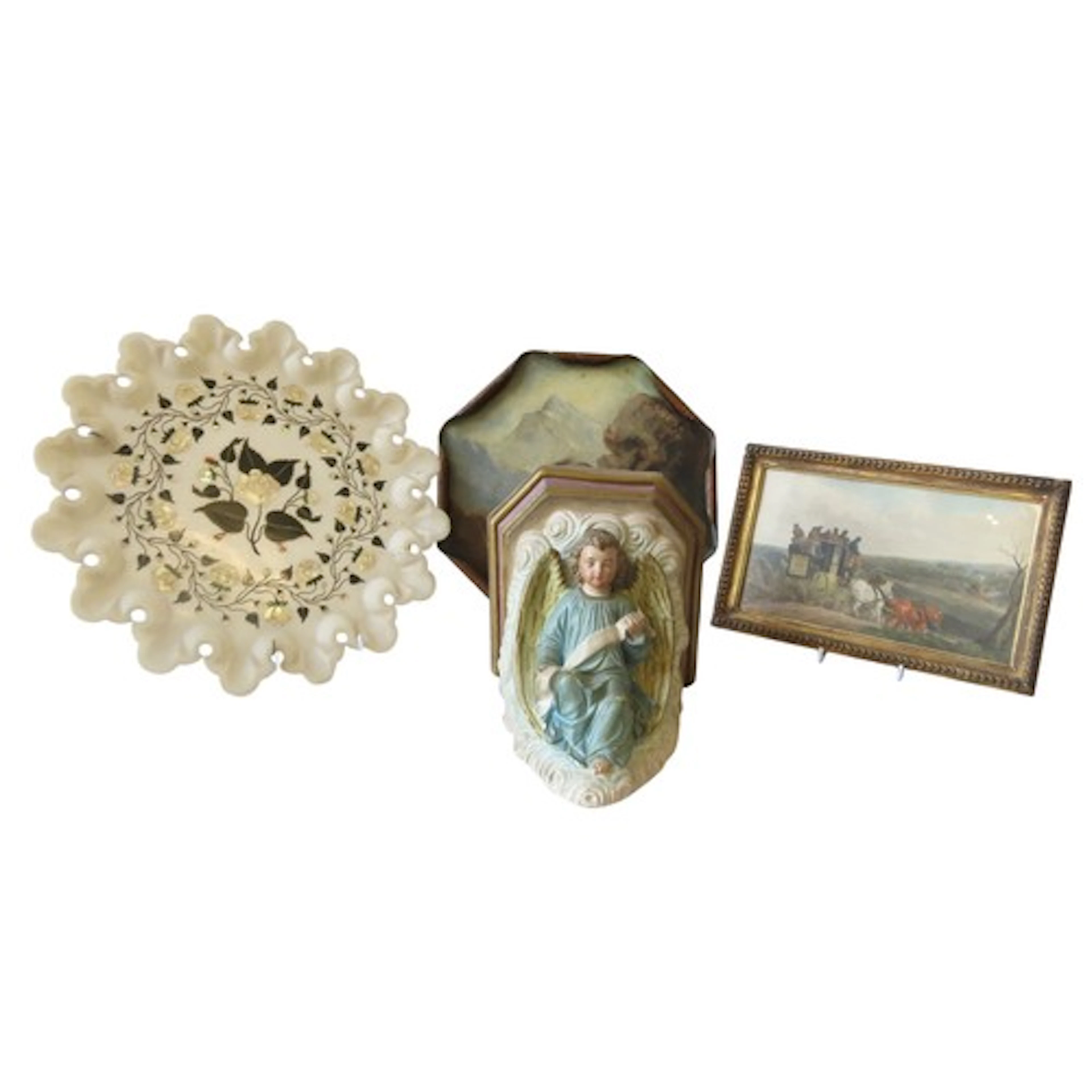 AN ECCLESIASTICAL PLASTER WALL BRACKET LATE 19TH CENTURY (26...