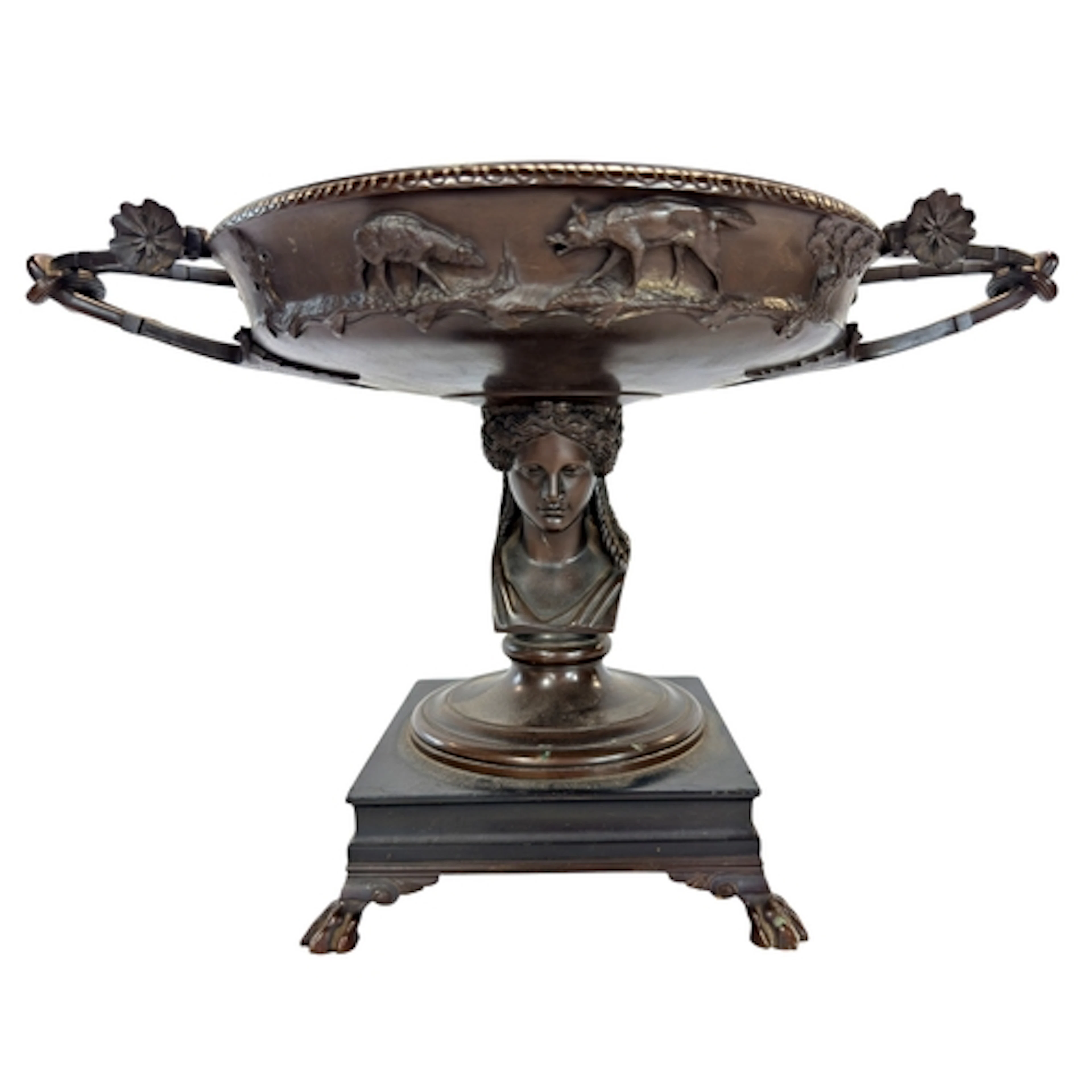 After Ferdinand Barbedienne (French, 1810-1892), a kylix sha...