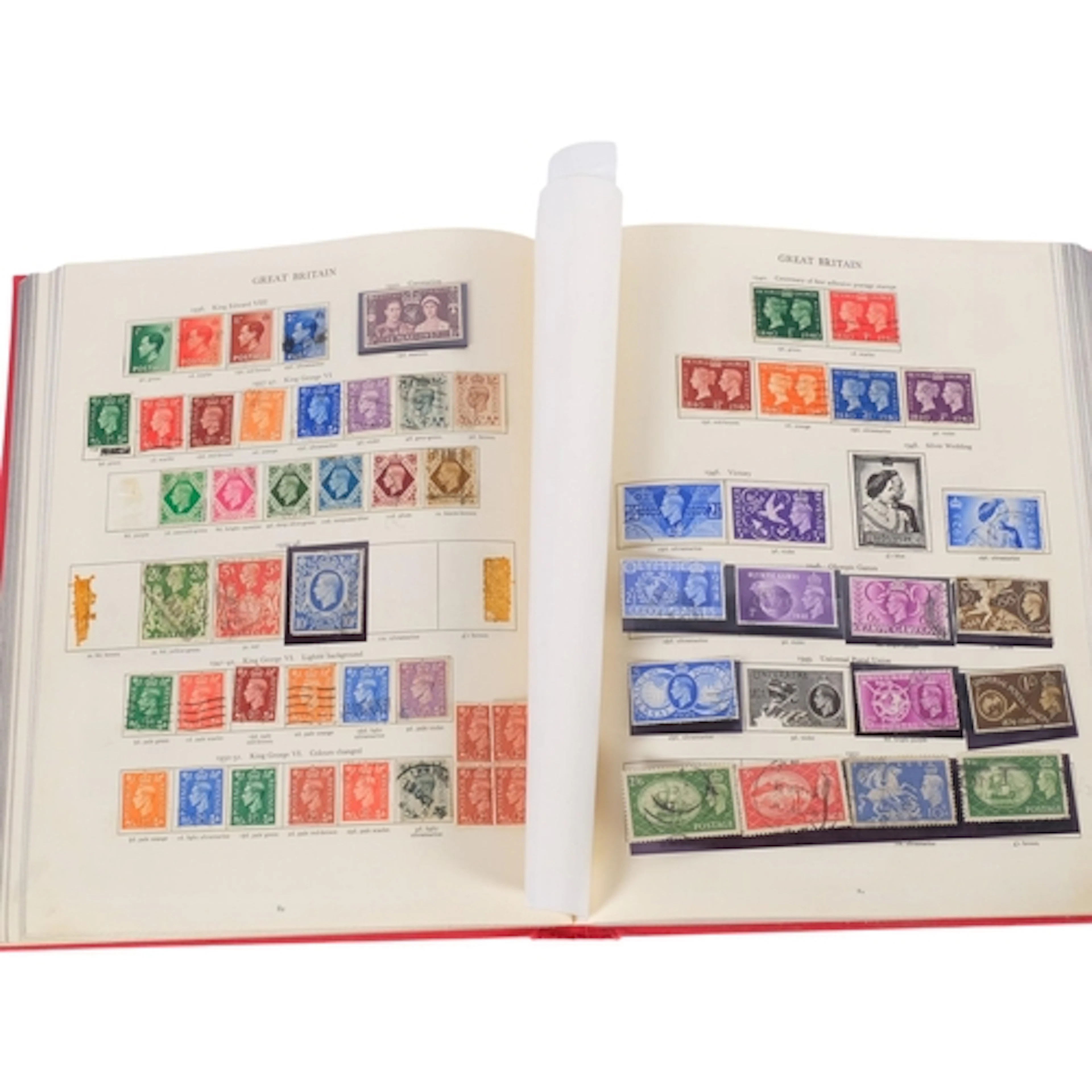 King George V stamp album, 4th edition, for British Commonwe...