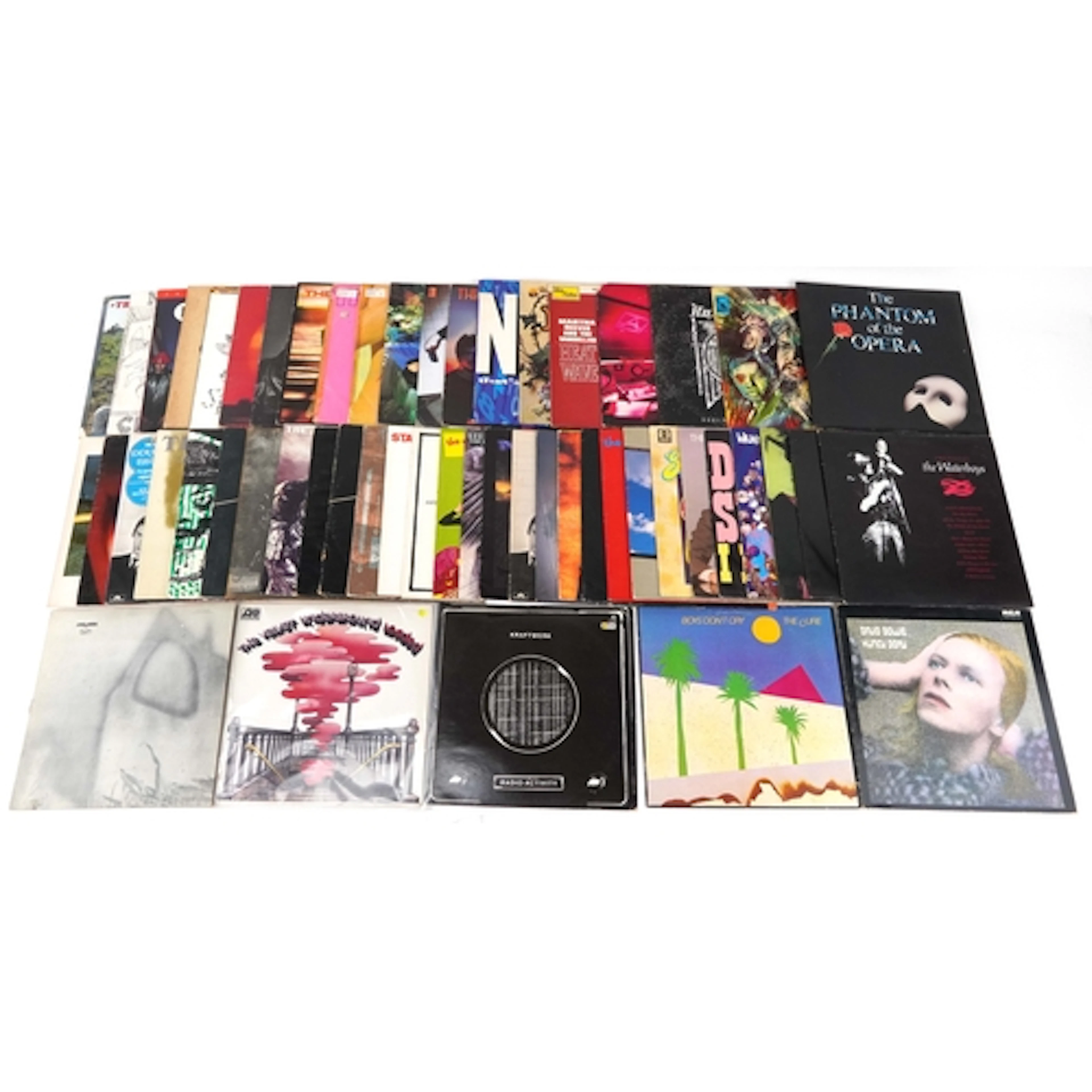 Collection of vinyl LP records including The Velvet Undergro...