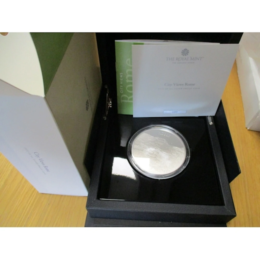 2022 'City Views Rome' 5oz £10 silver proof FDC. (R)