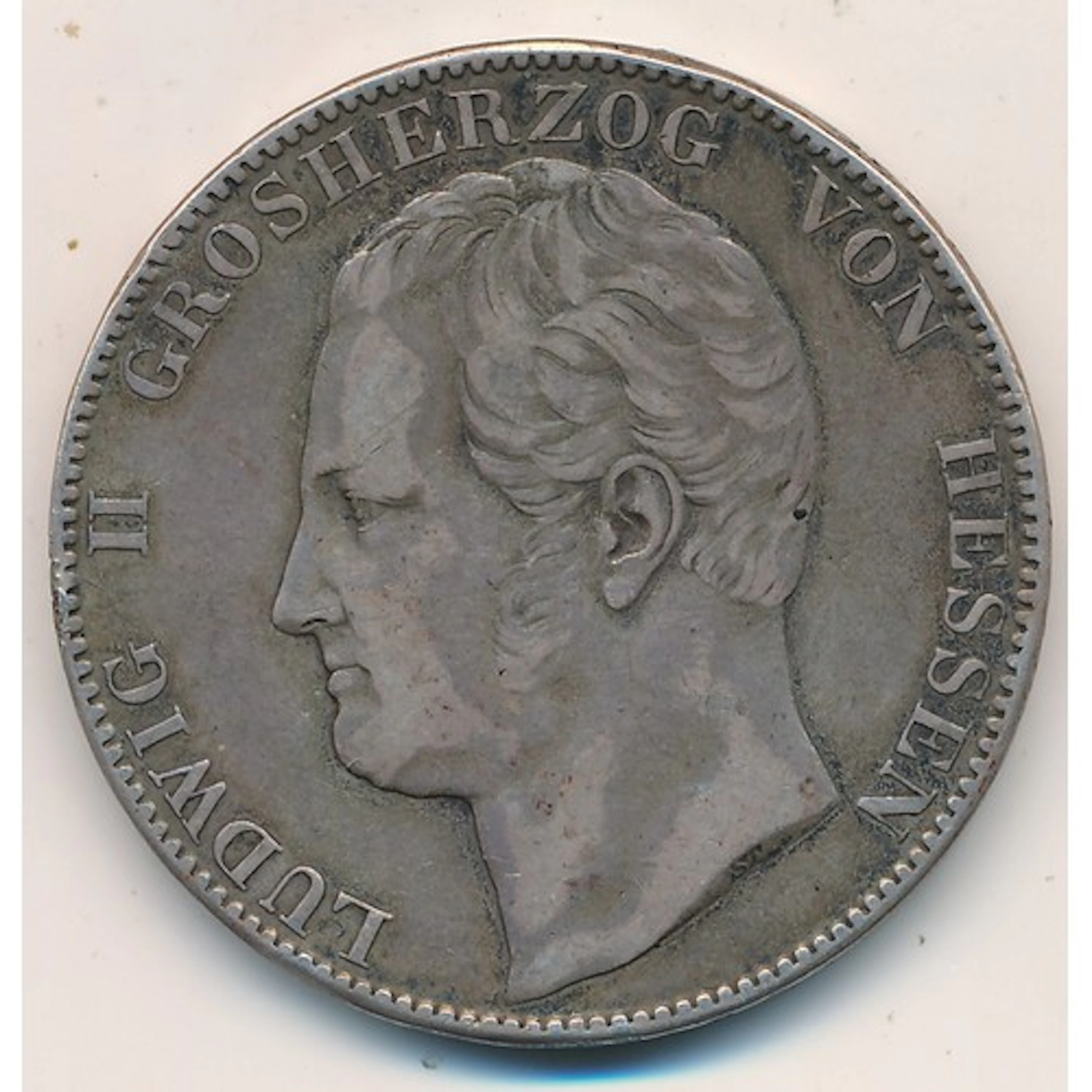 1841 Silver 2 Thaler/3½ Gulden Vereinsmünze coin of Ludwig I...