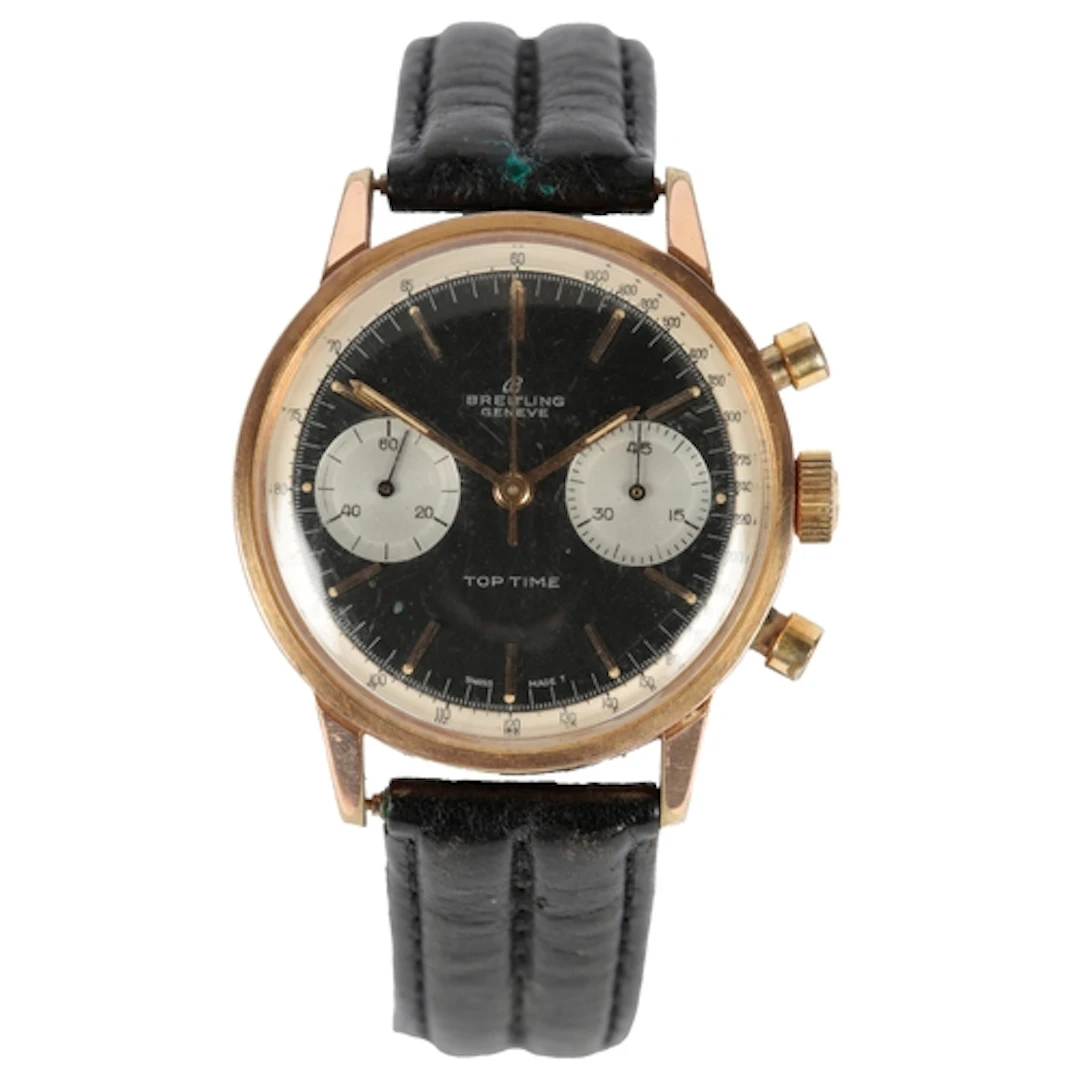 A gentleman's 1960's steel and gold plated Breitling Top Tim...