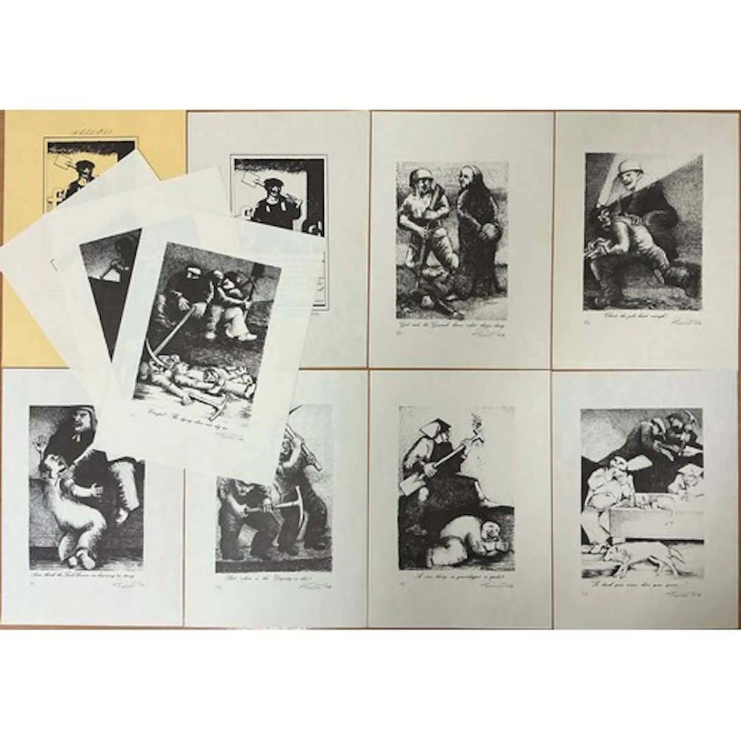 Andrew Turner A set of ten limited edition prints, Mining su...