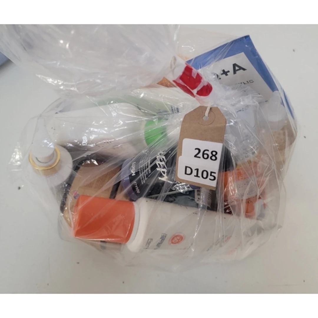 ONE BAG OF PART USED COSMETICS including Cera-Ve, La Roche-P...