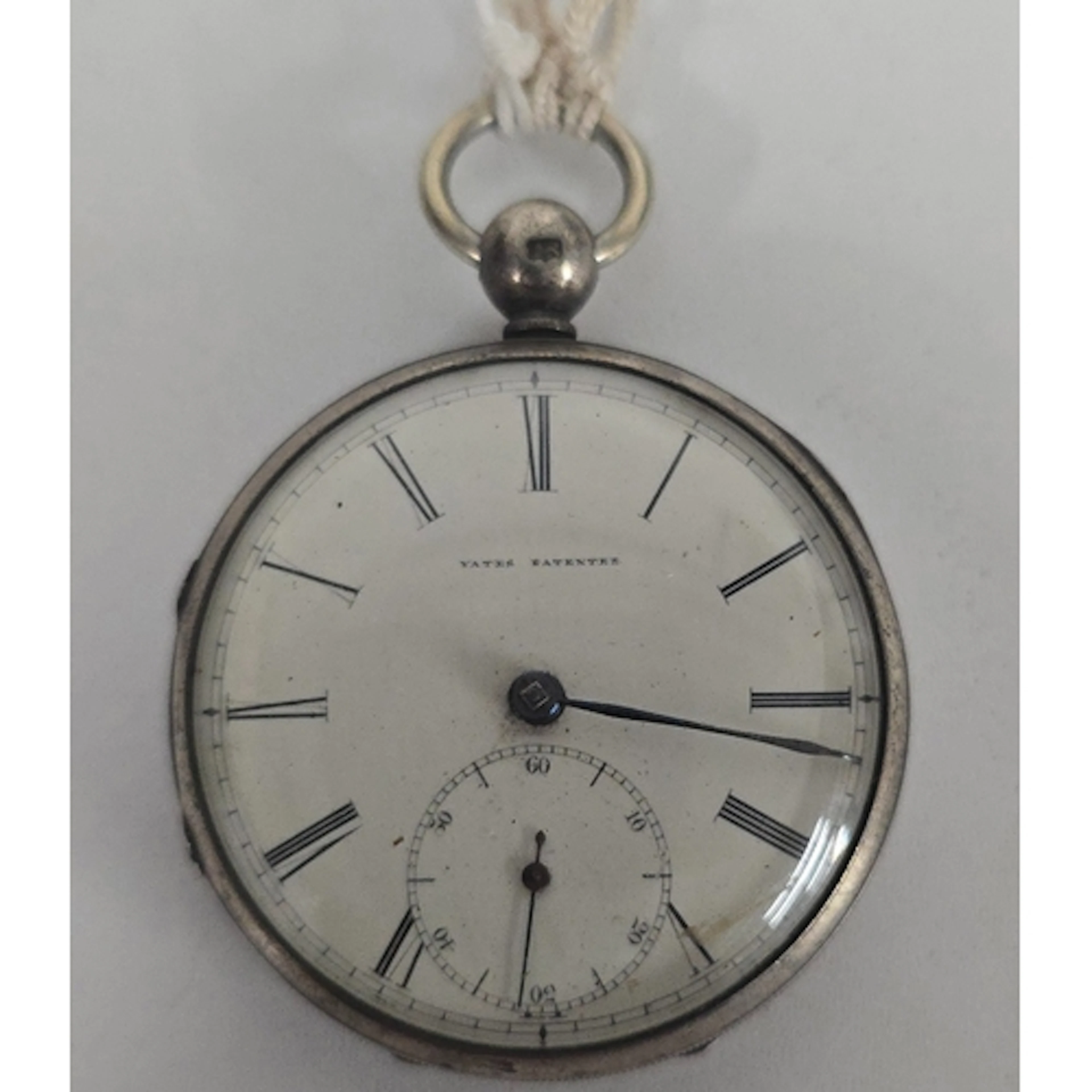 A rare 1/2 sec. beat patent key wind pocket watch by Thomas ...