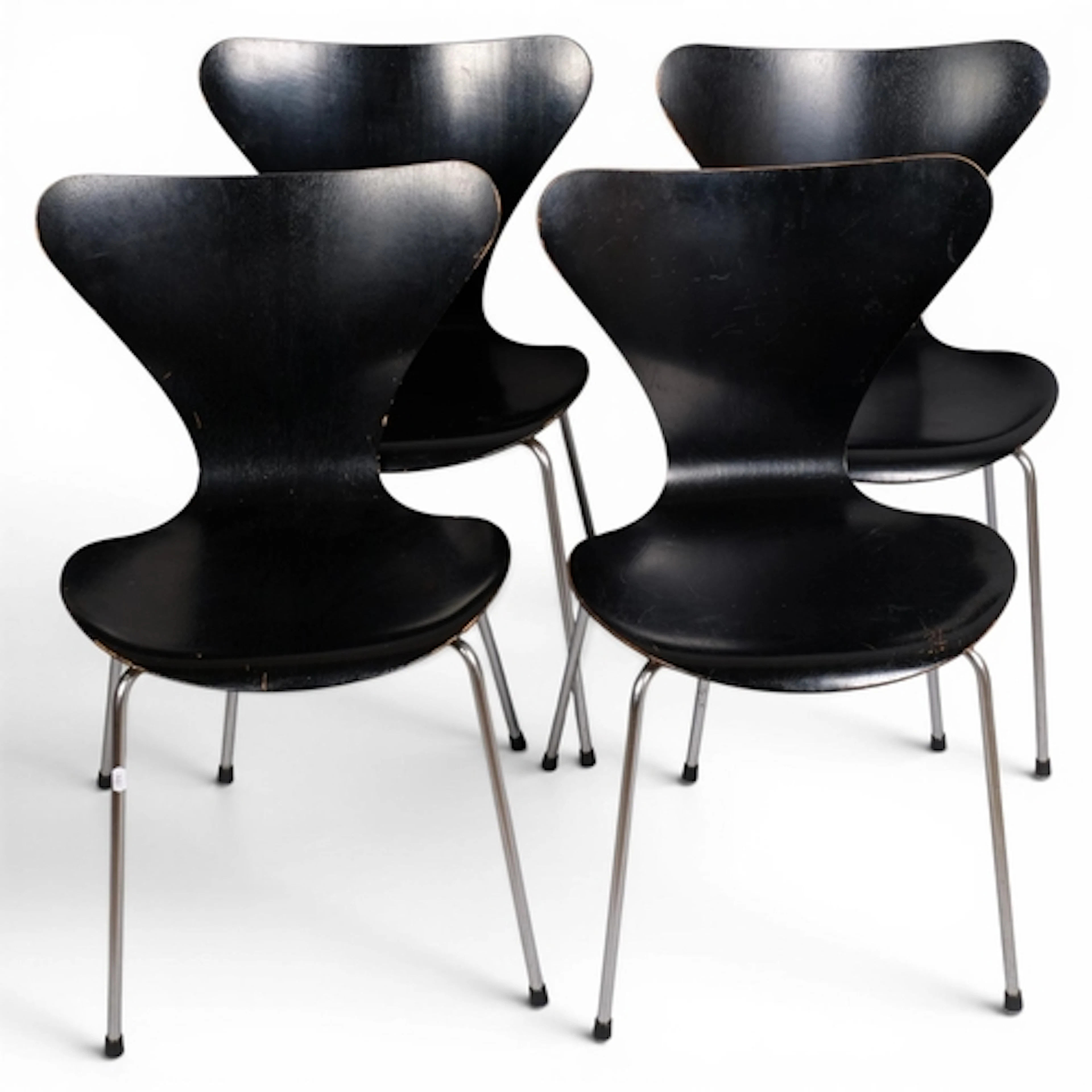 ARNE JACOBSEN (1902–1971), Danish for Fritz Hansen, a set of...