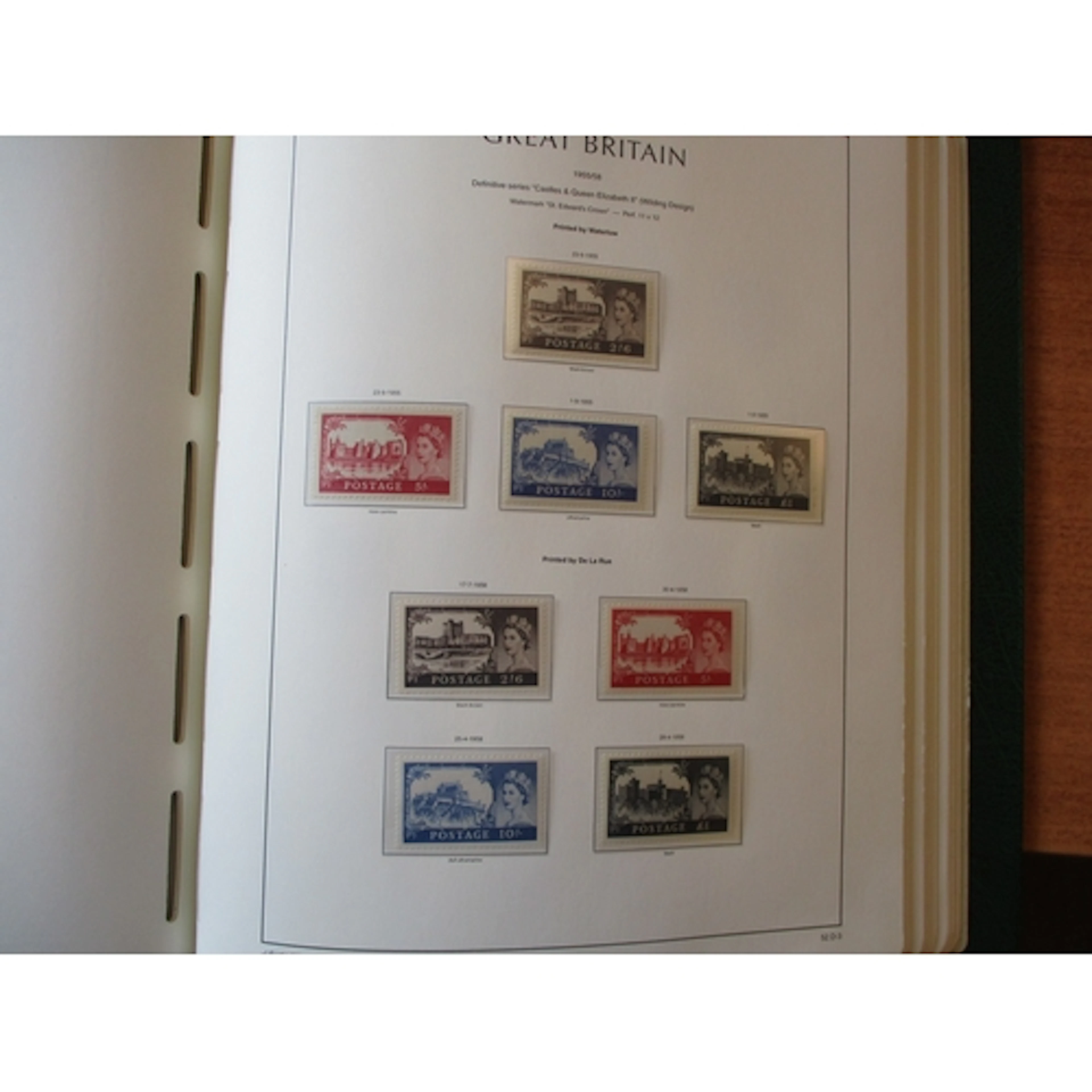 KGV-QEII, mostly UM (unless stated) collection in Lighthouse...