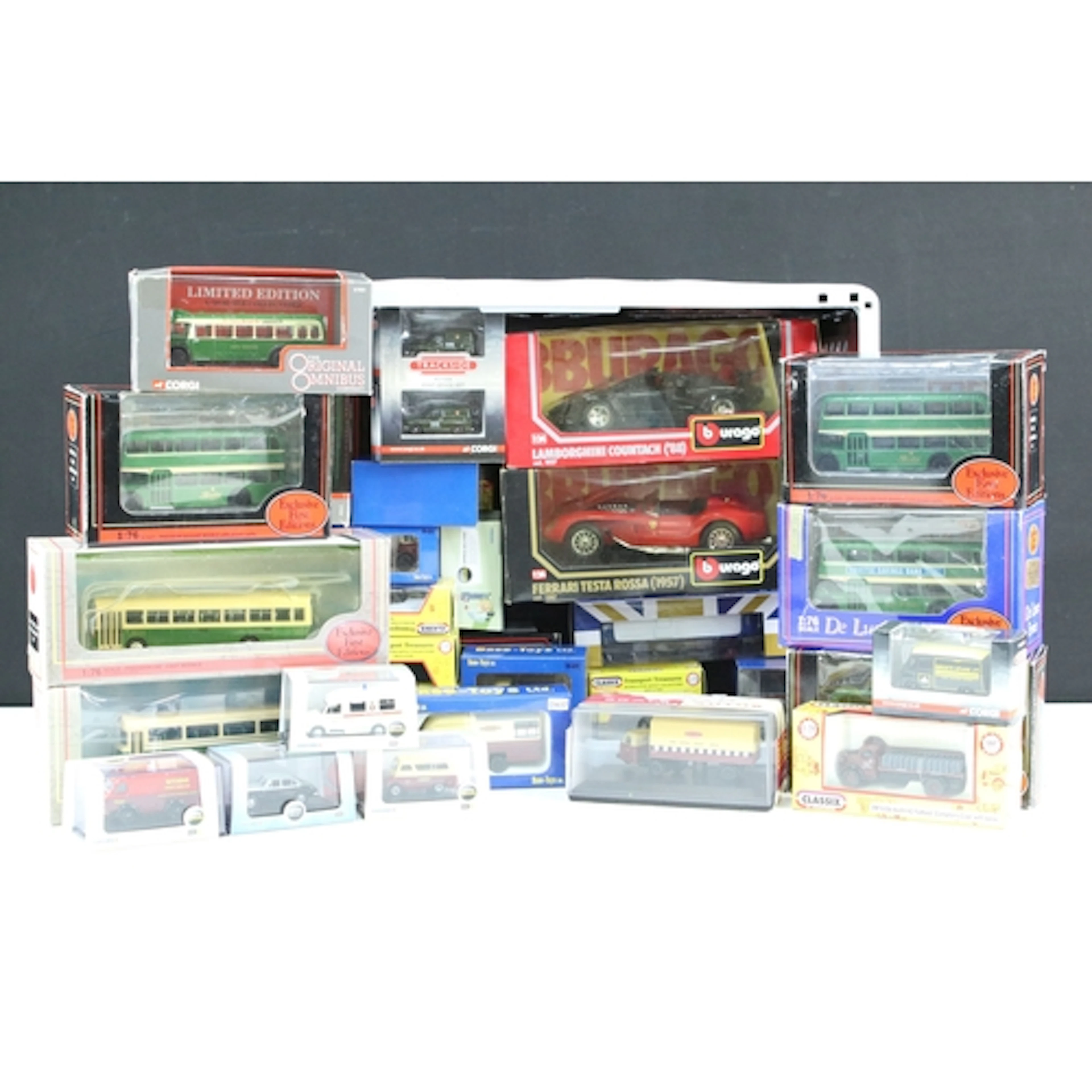 38 Boxed / cased diecast models to include EFE Exclusive Fir...