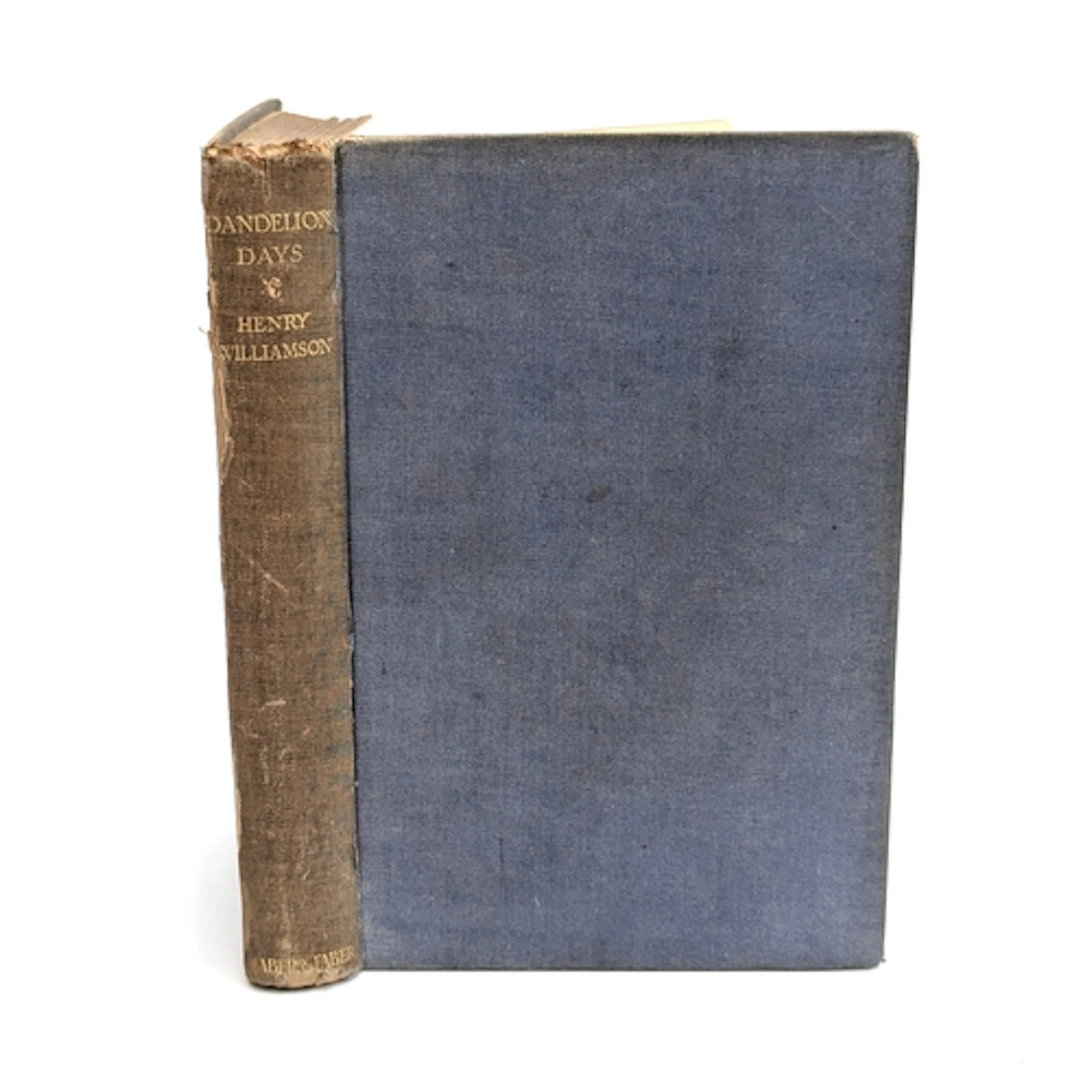 BOOK, A CURIOSITY. WILLIAMSON, Henry, 'Dandelion Days', Revi...
