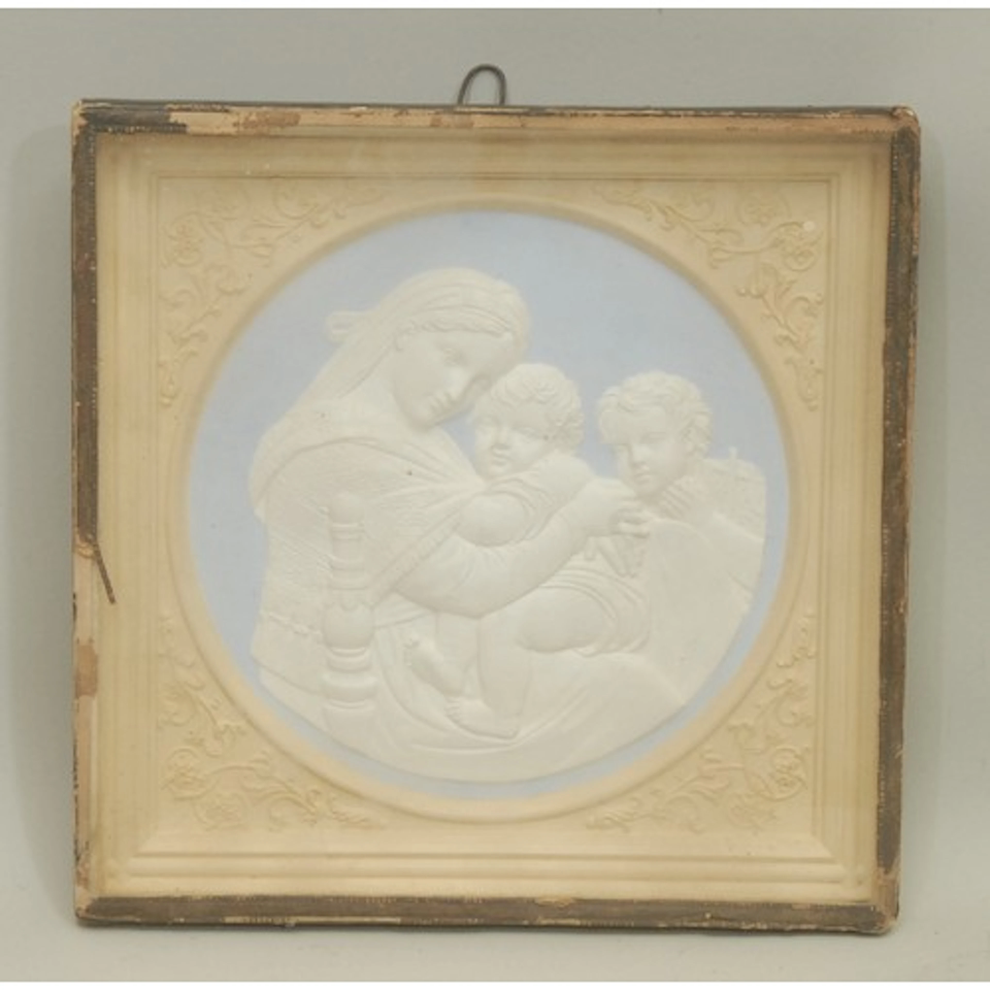 An early 20th century Continental porcelain plaque, the cent...