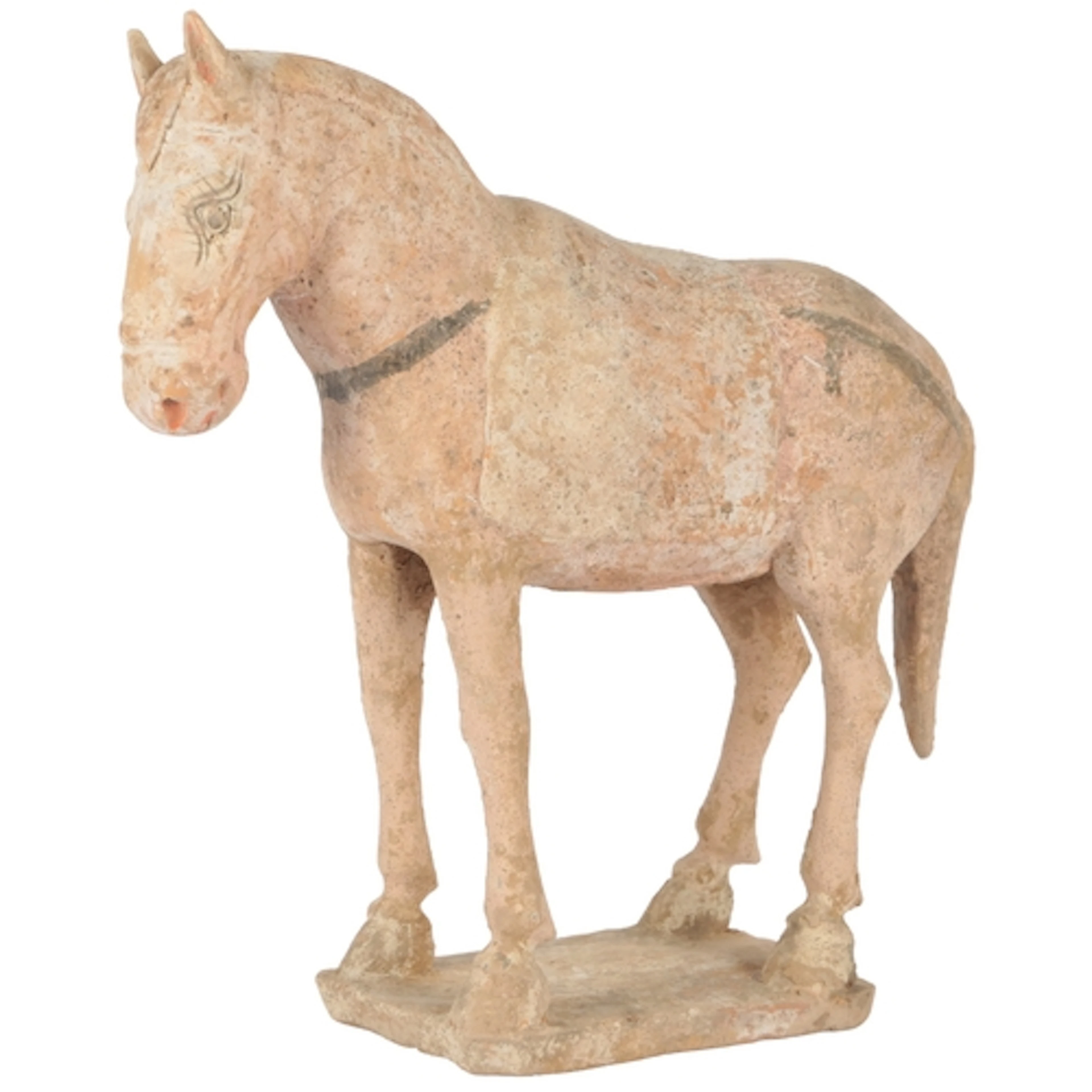 A Chinese pottery model of a horse, probably Northern Wei dy...