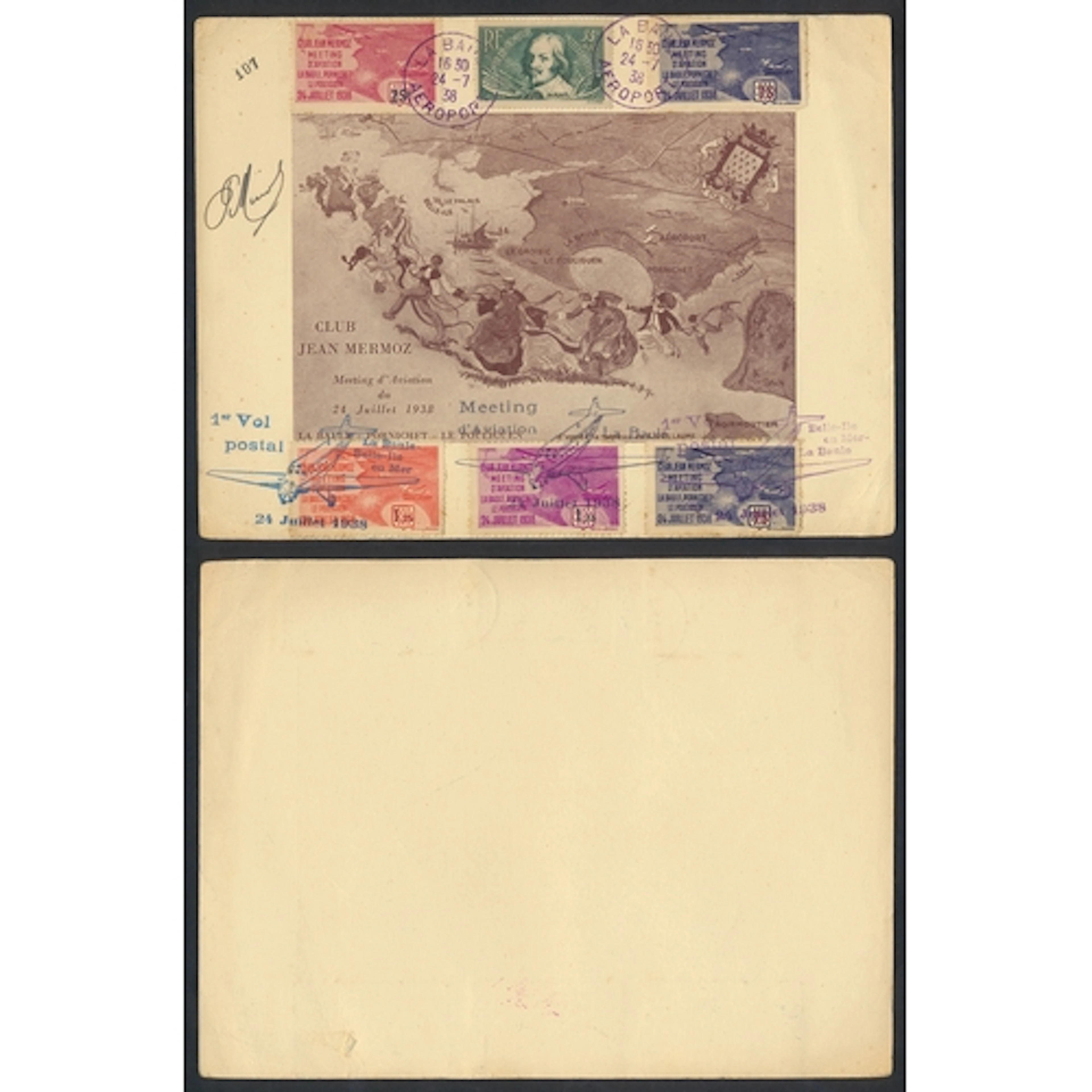 France. A seln of air mail covers, 1920s to 1940s, with vari...