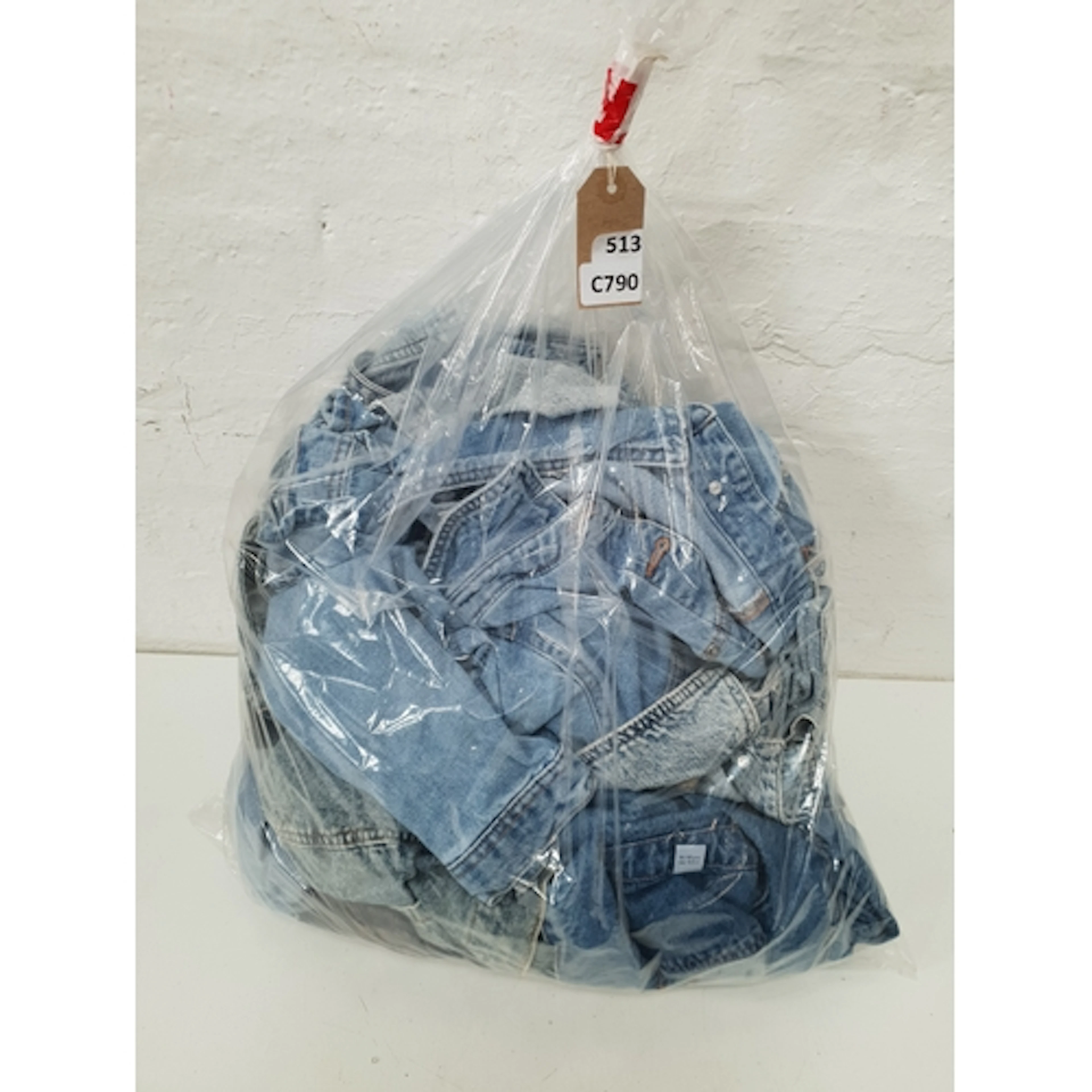 ONE BAG OF DENIM JACKETS
