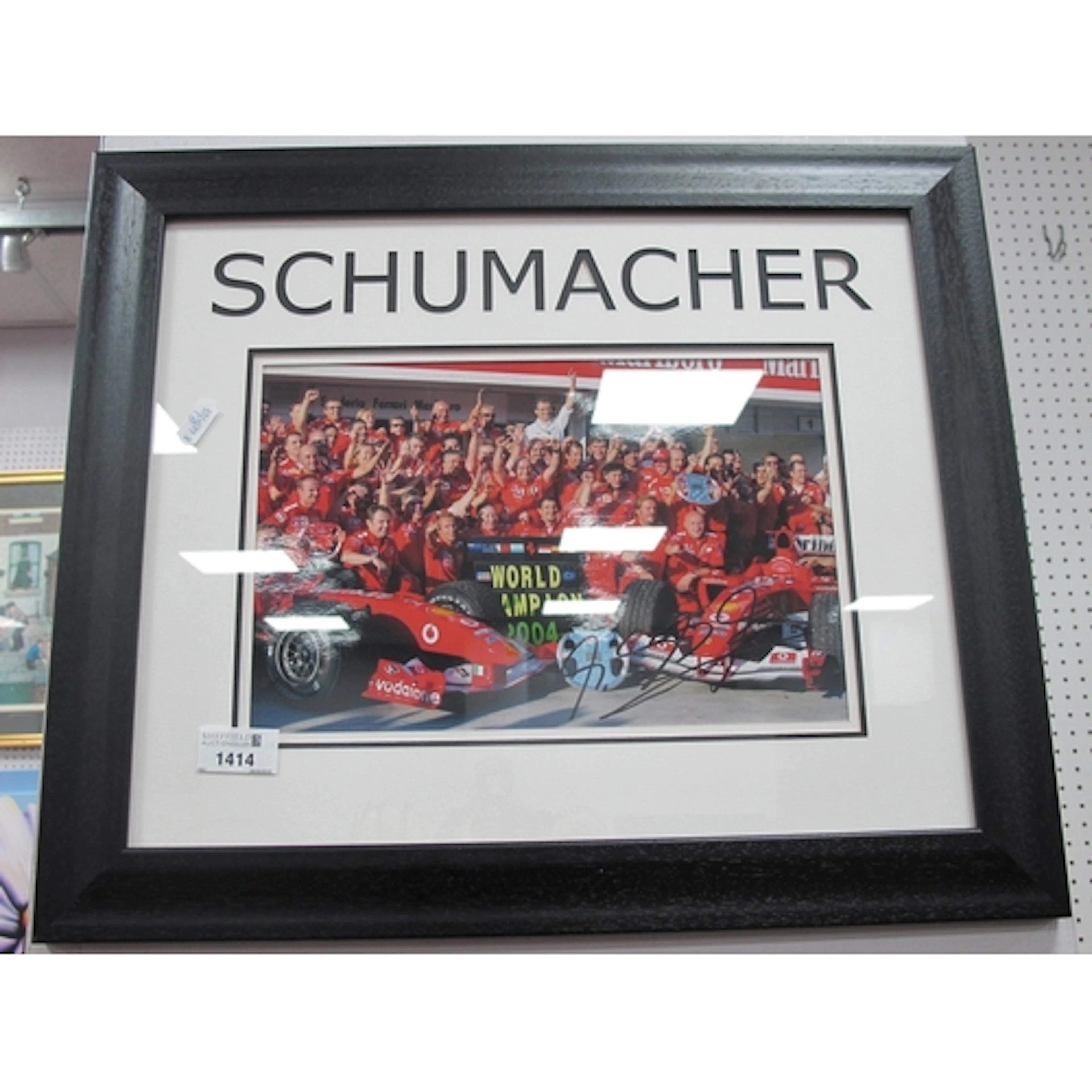 Michael Schumacher signed 2004 World Championship Photo, Mic...