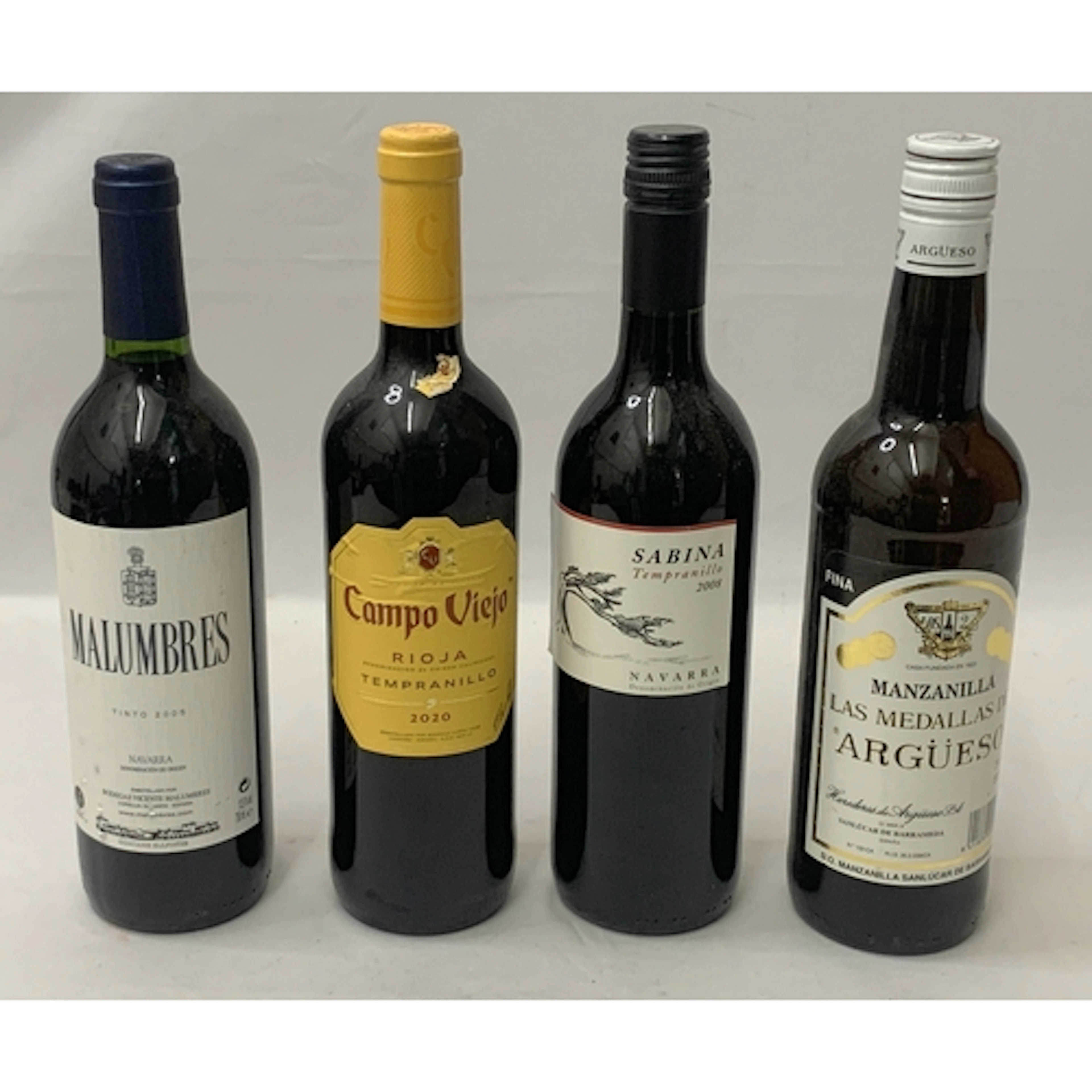 Spanish Red Wine/Sherry incl. Sabina Tempranillo 2008, Las M...