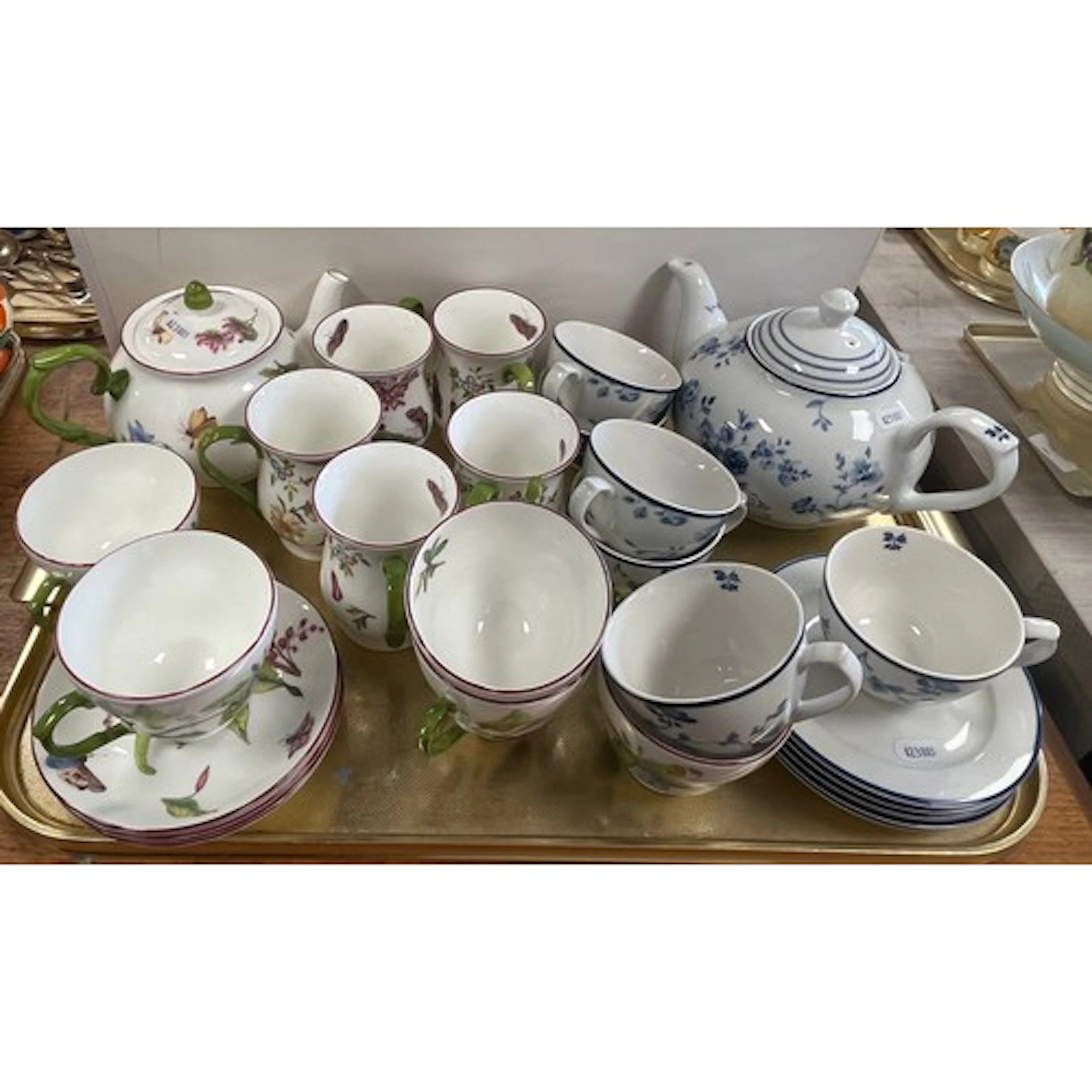 Royal Collection mugs, teapot, cups and saucers also a Laura...