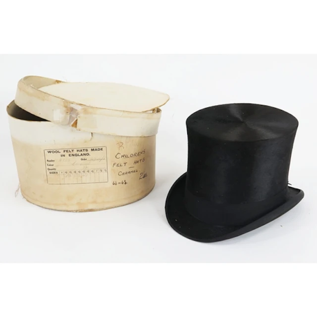 An Edwardian gent's top hat, AF