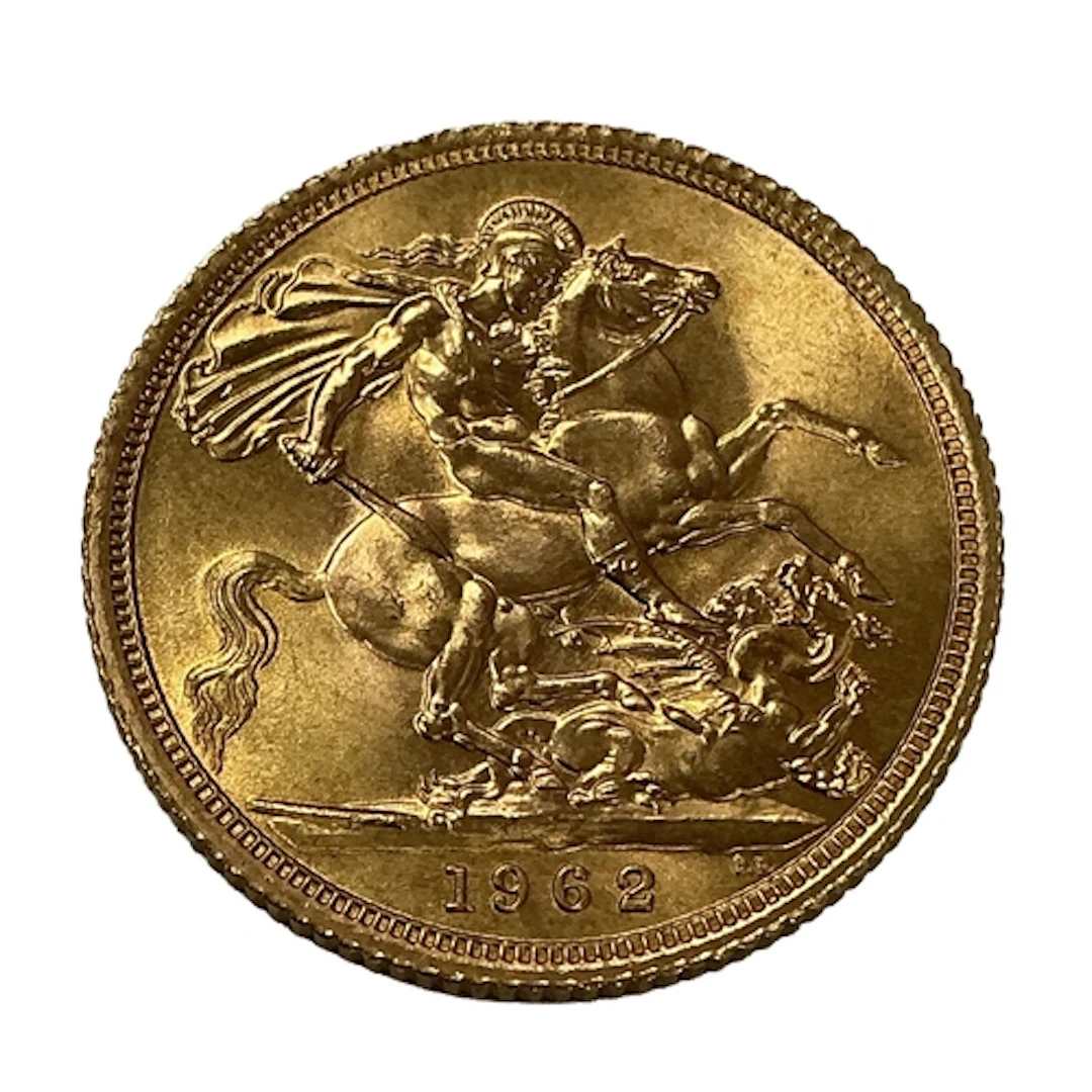 1962 QEII Gold Sovereign.